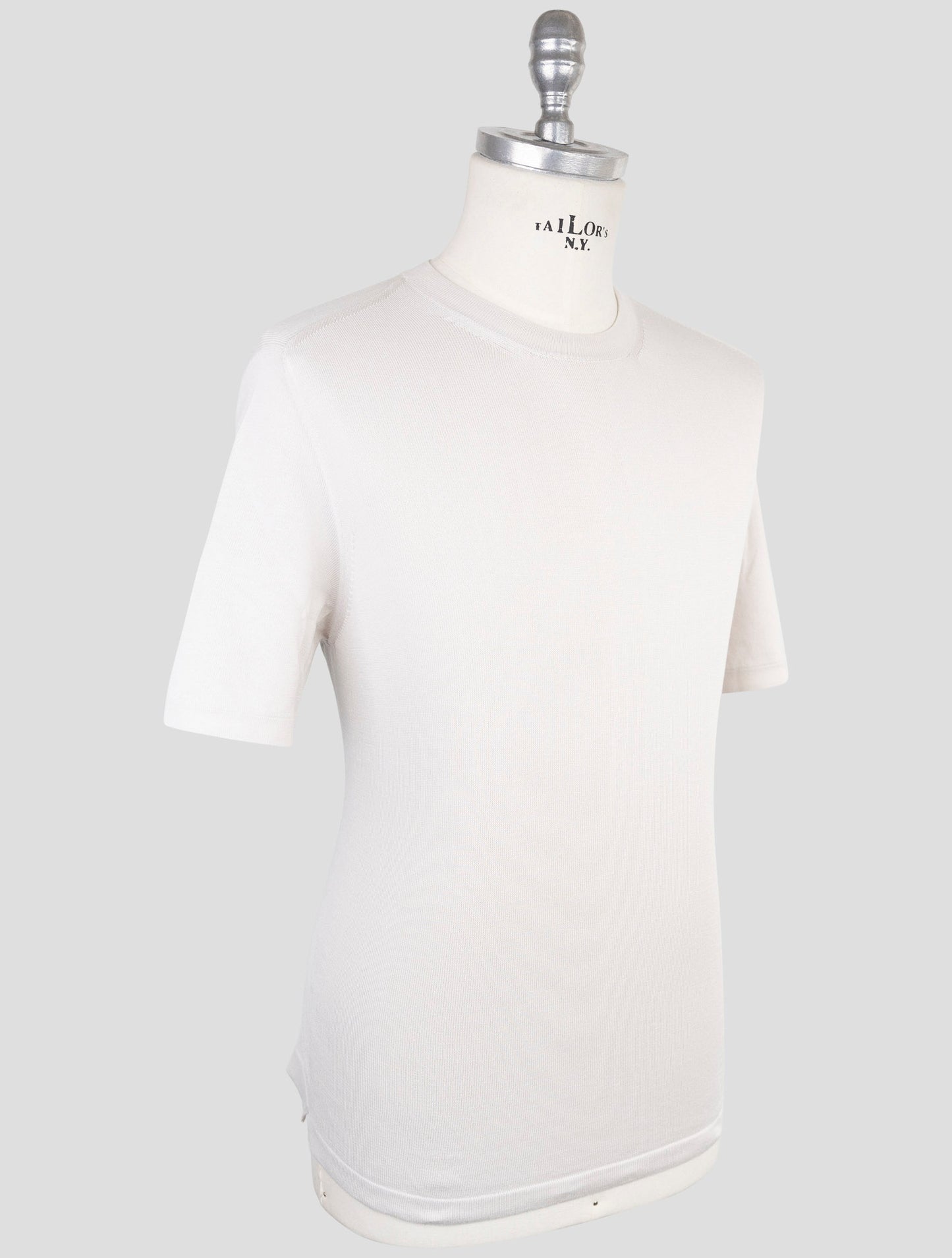Kiton Gray Cotton T-Shirt