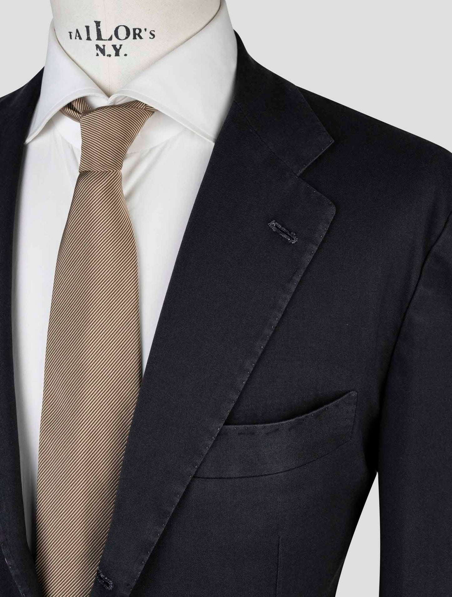 Kiton Black Cashmere Blazer