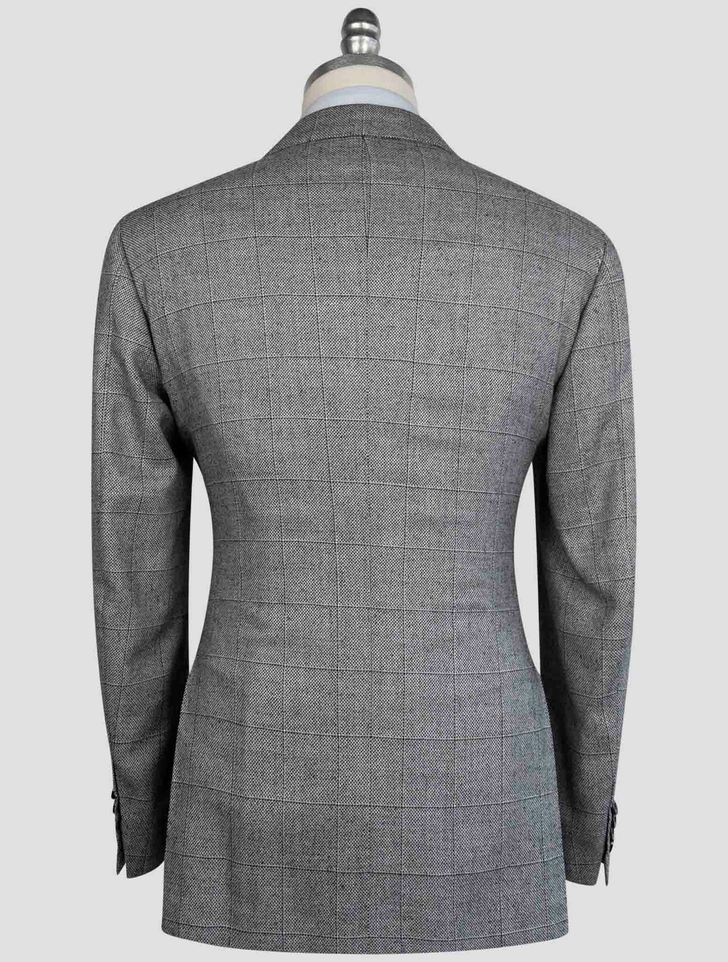Kiton Gray Cashmere Silk Linen Suit