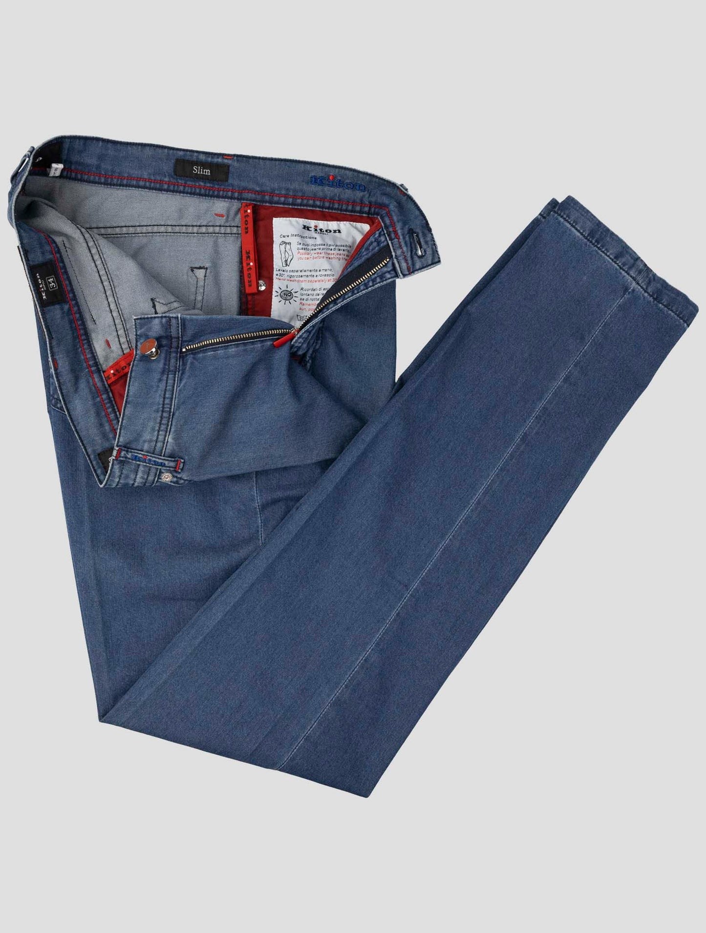 Kiton Denim Cotton Ea Jeans