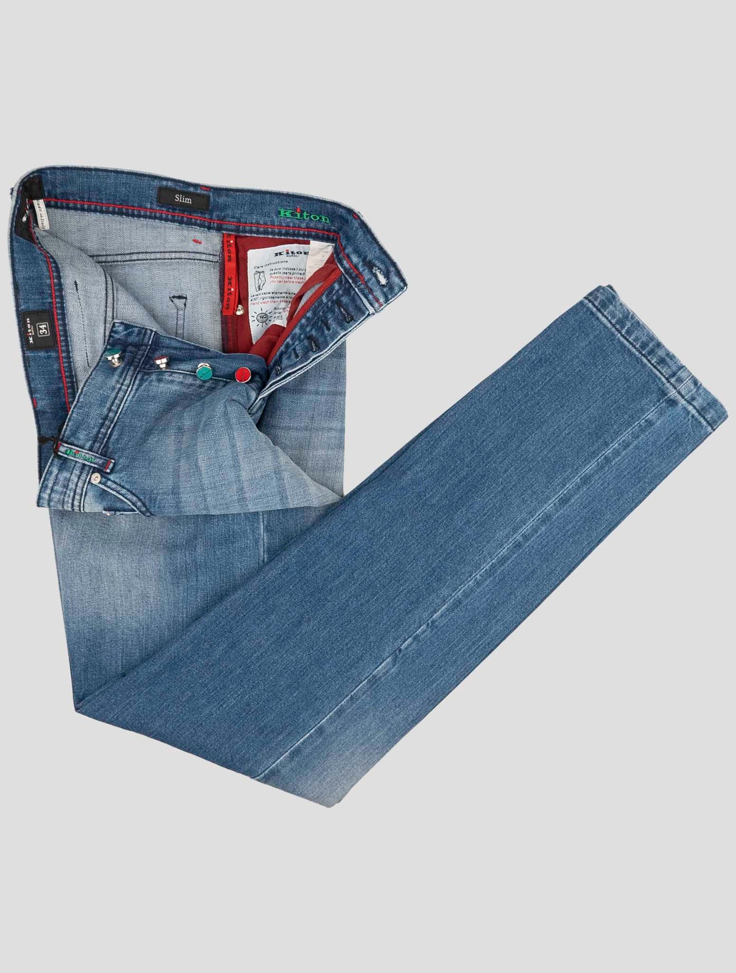 Kiton Denim Cotton Ea Jeans
