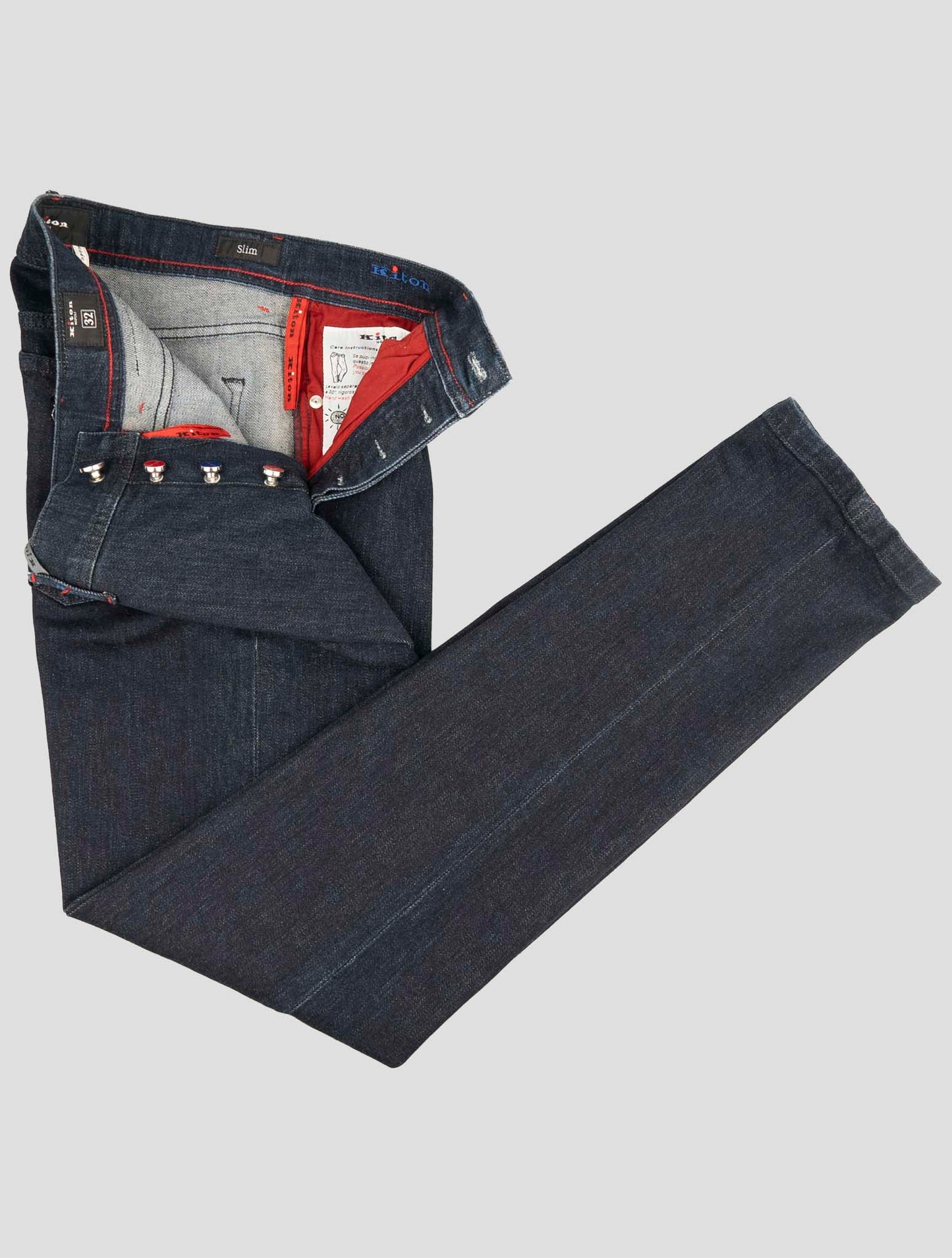 Kiton Denim Cotton Ea Jeans