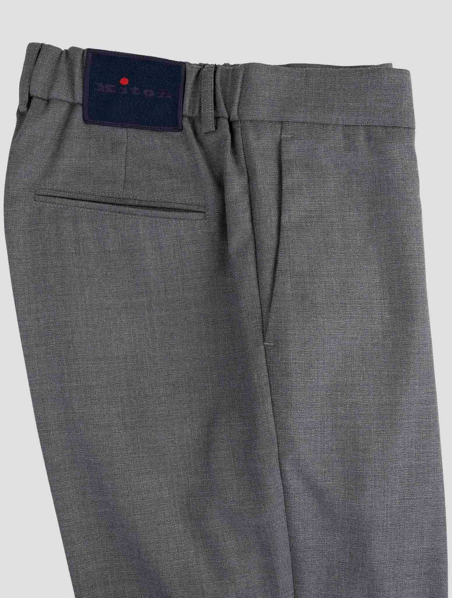 Kiton Gray Wool Pants