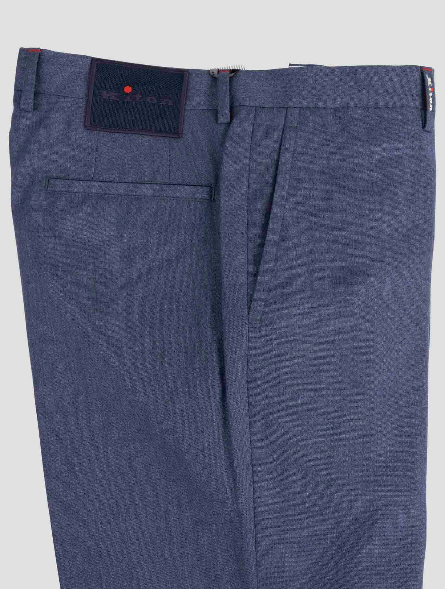 Kiton Blue Cashmere Dress Pants