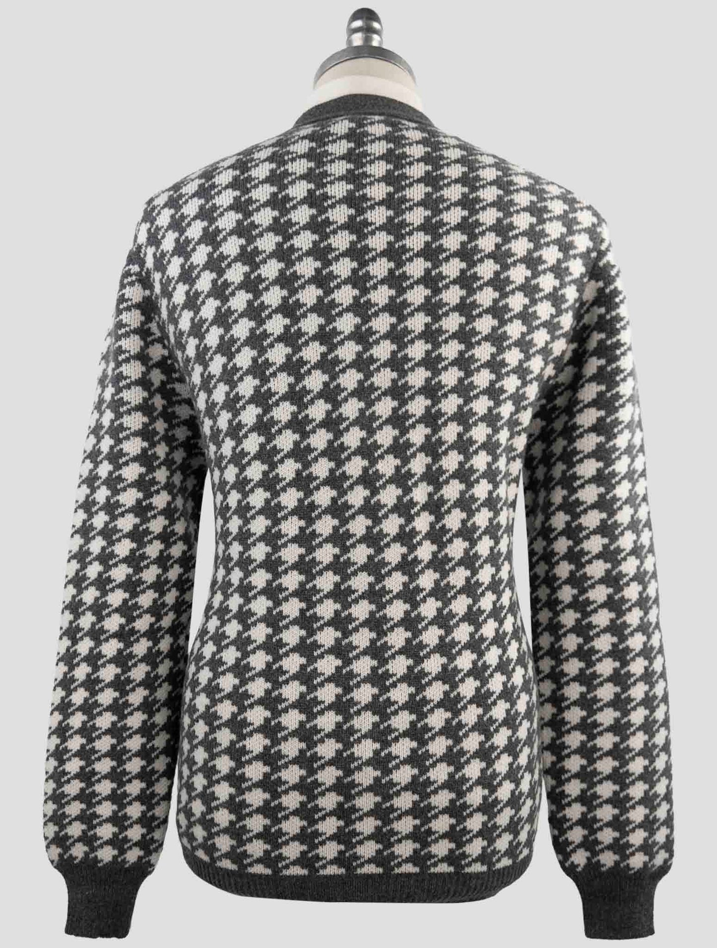 Kiton Gray Cashmere Sweater Cardigan