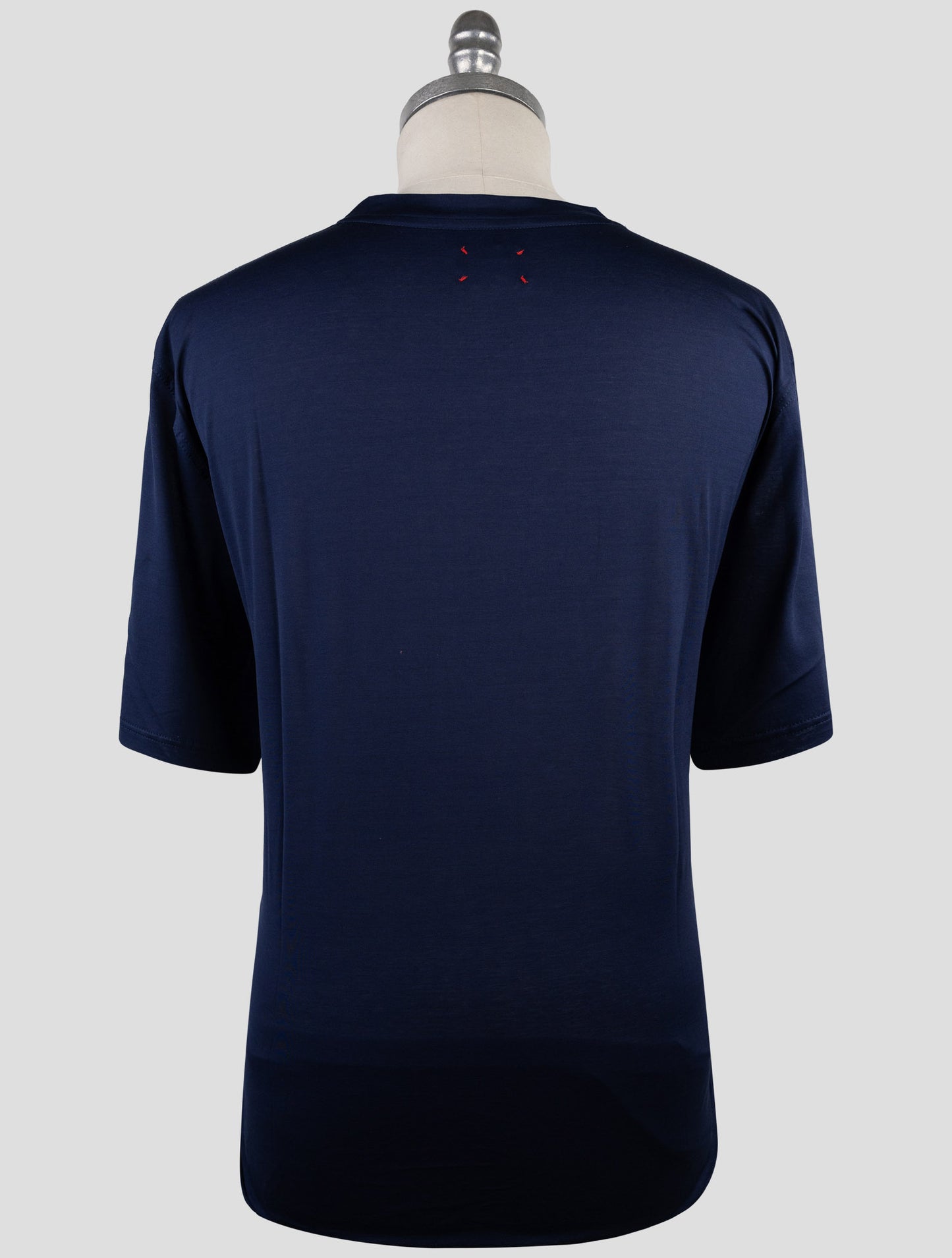 Kiton Blue Cotton T-Shirt