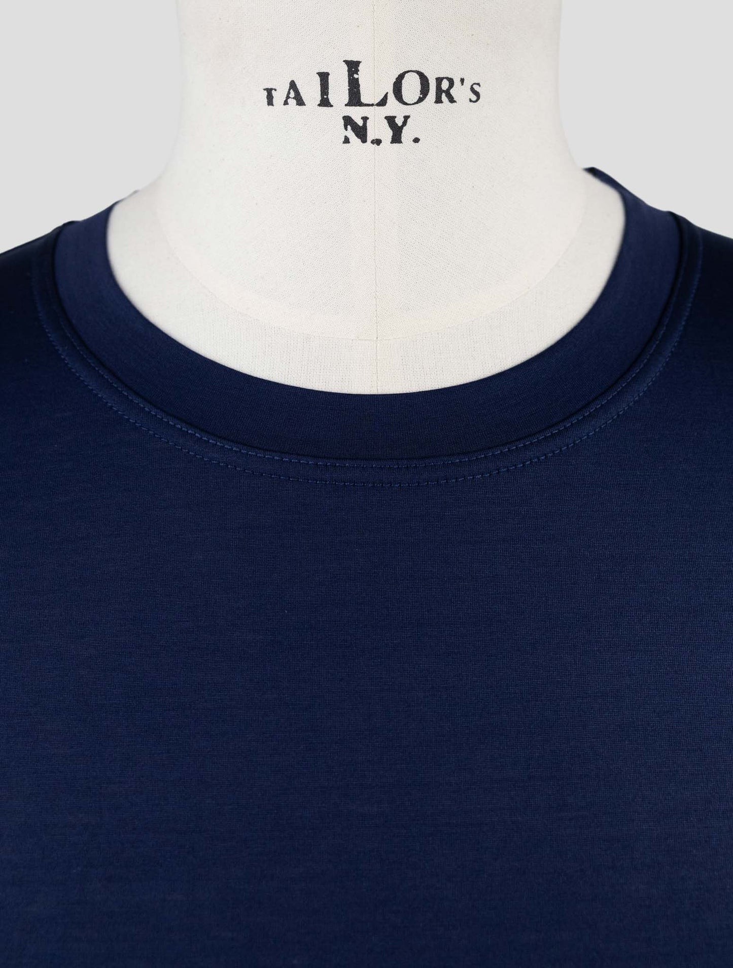 Kiton Blue Cotton T-Shirt