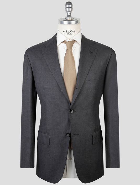 Kiton Gray Wool 14 Micron Suit