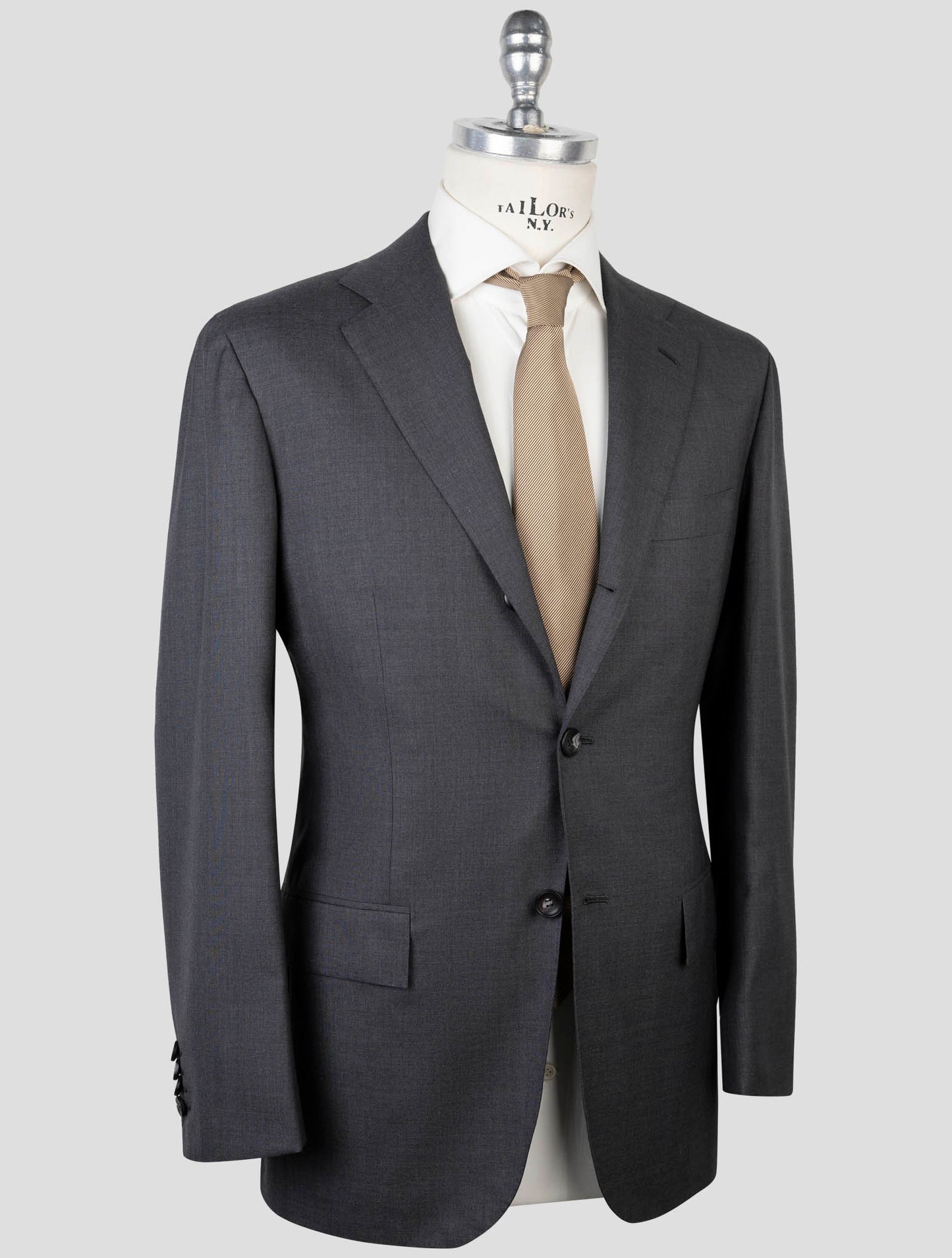 Kiton Gray Wool 14 Micron Suit