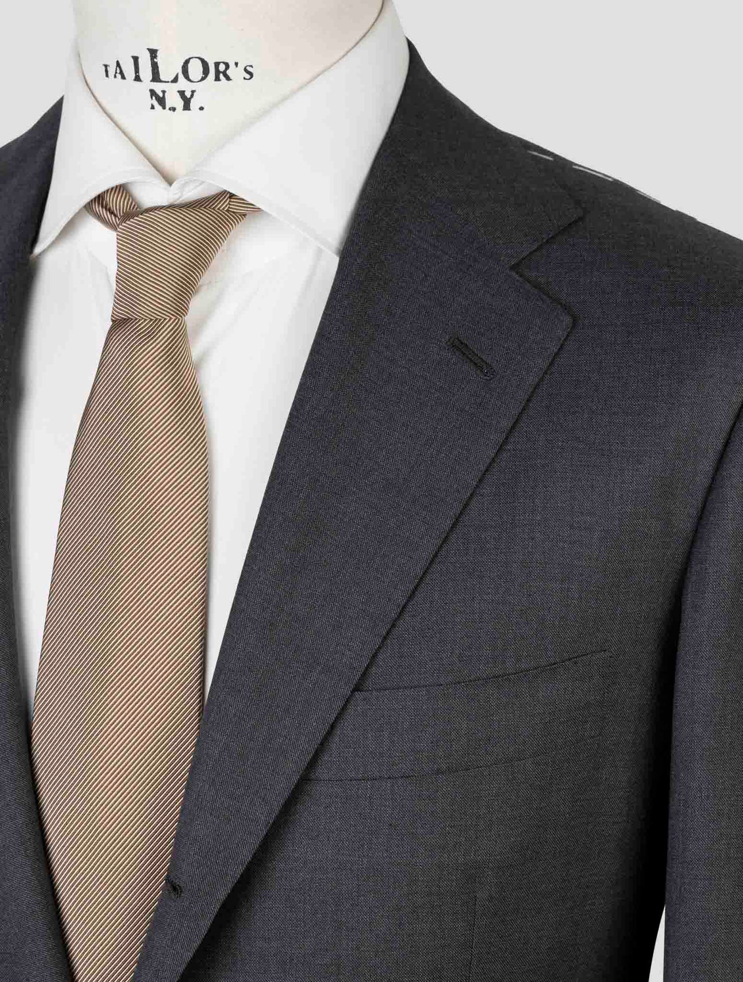 Kiton Gray Wool 14 Micron Suit