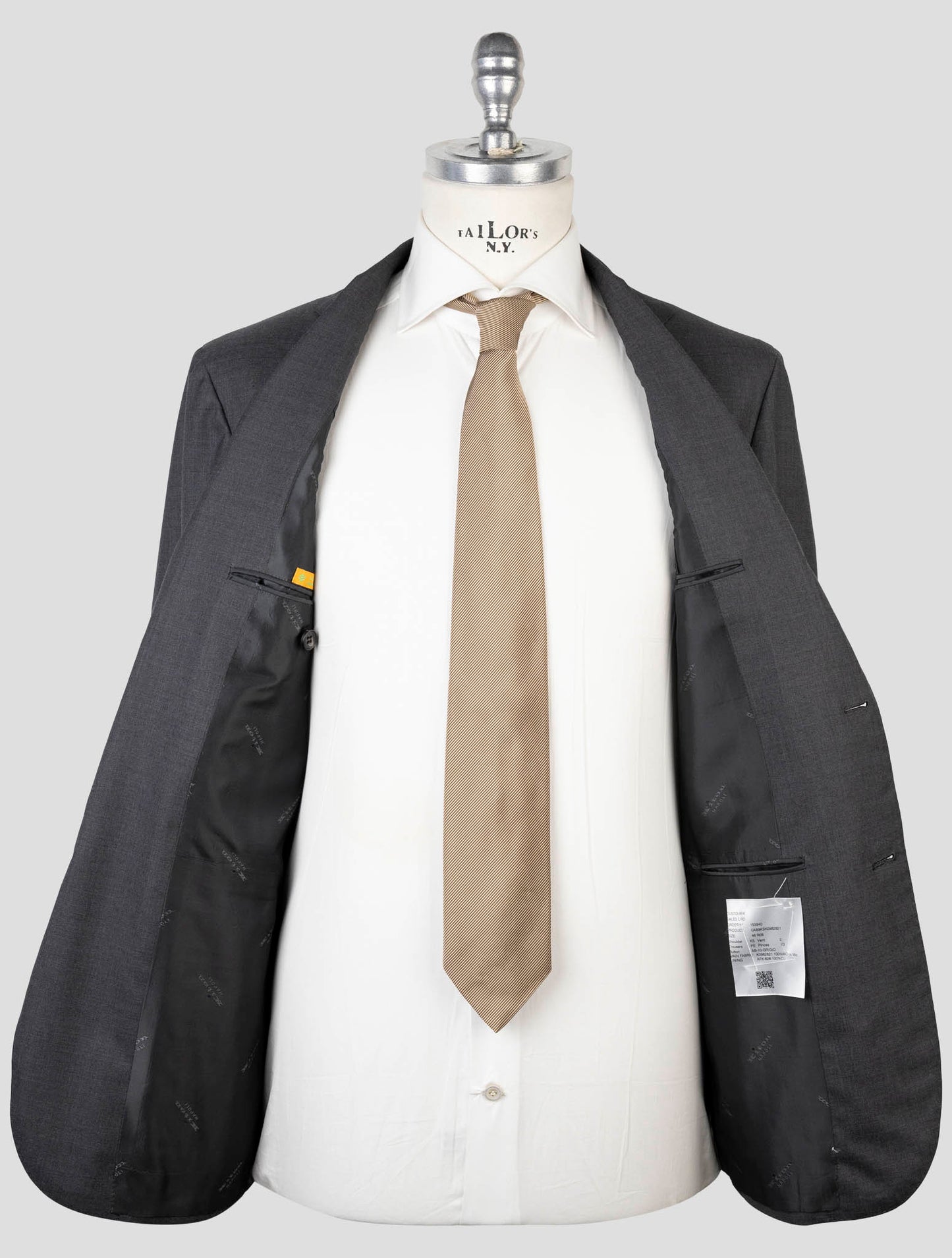 Kiton Gray Wool 14 Micron Suit
