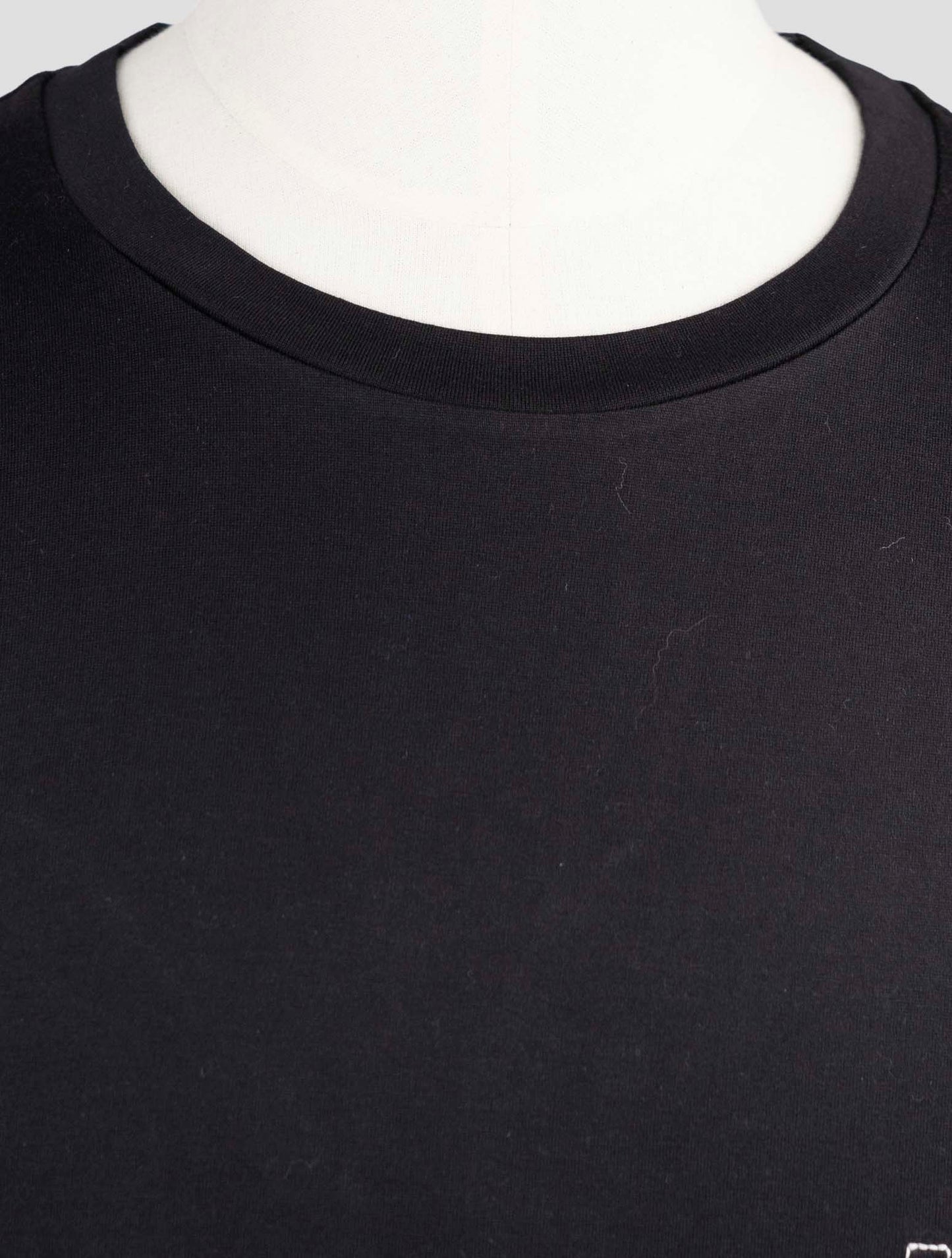 Kiton Knt Black Cotton T-Shirt