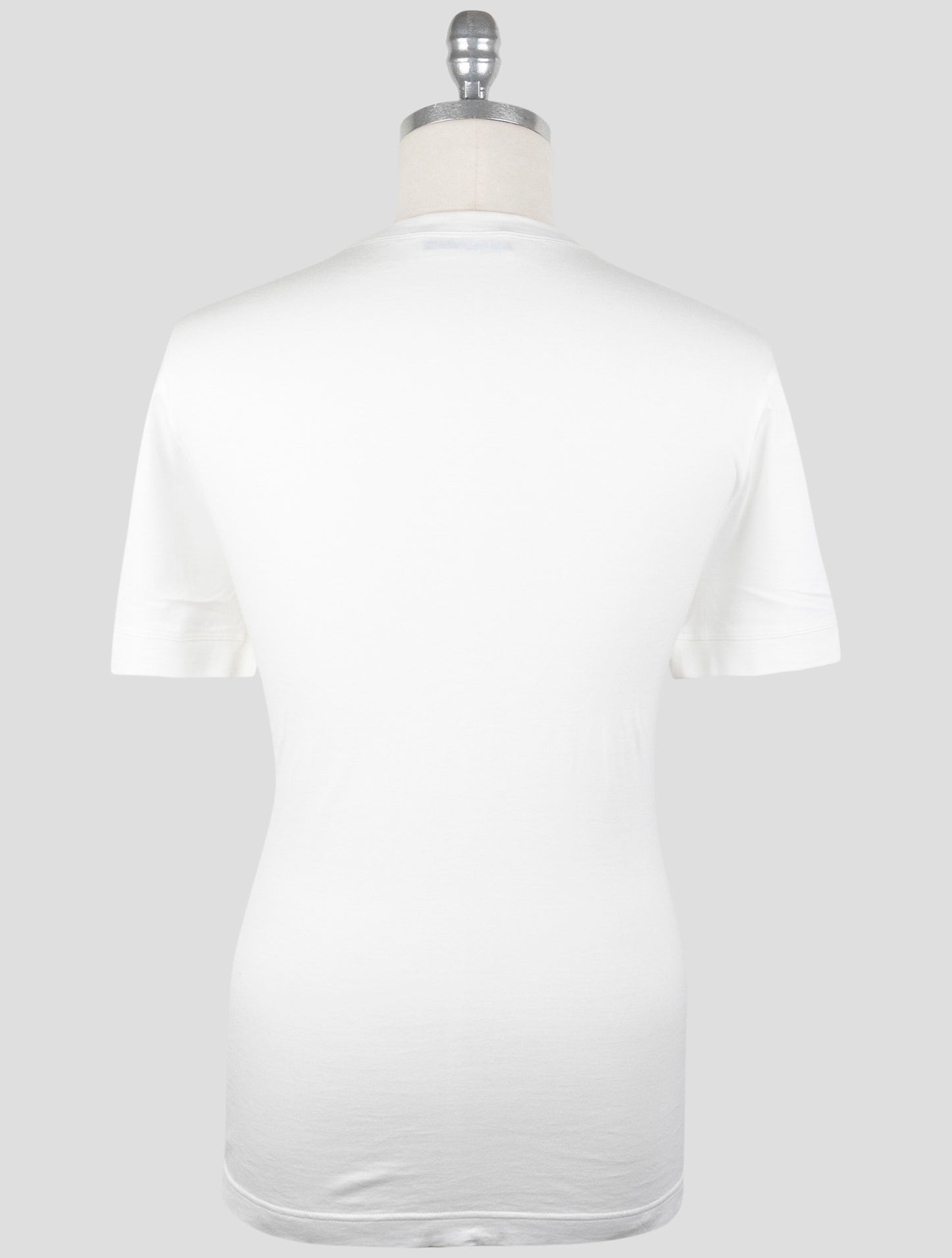 Kiton Knt White Cotton T-Shirt