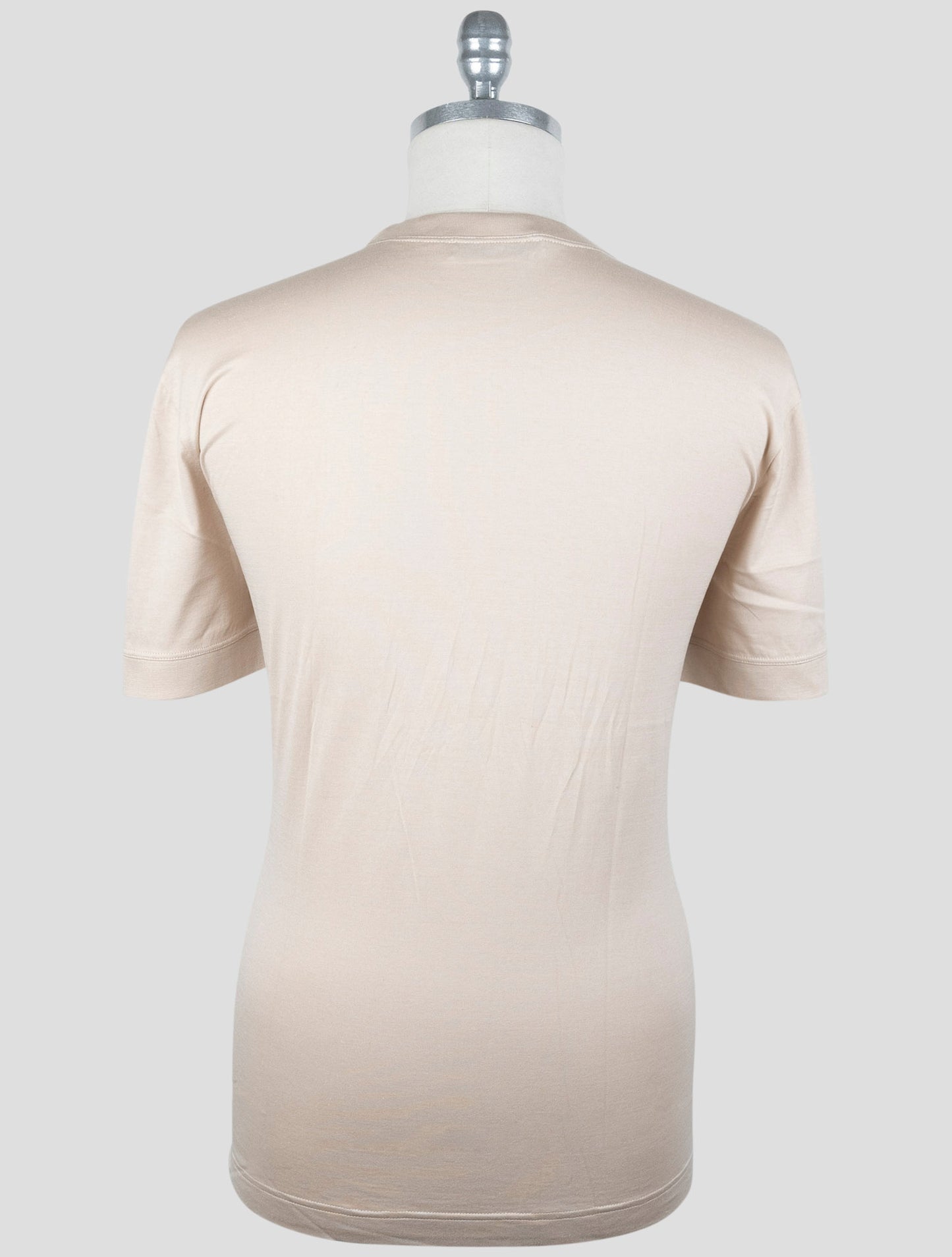 Kiton Knt Beige Cotton T-Shirt