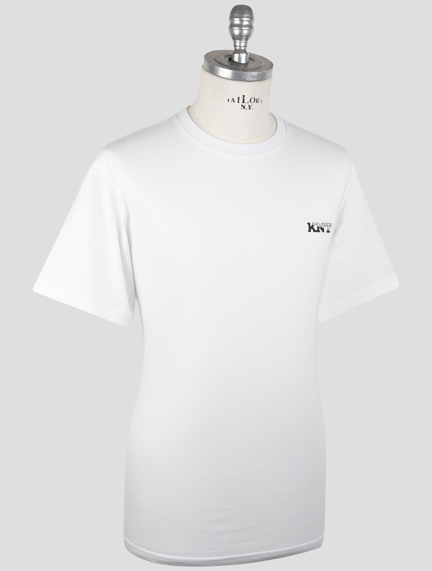 Kiton Knt White Cotton T-Shirt