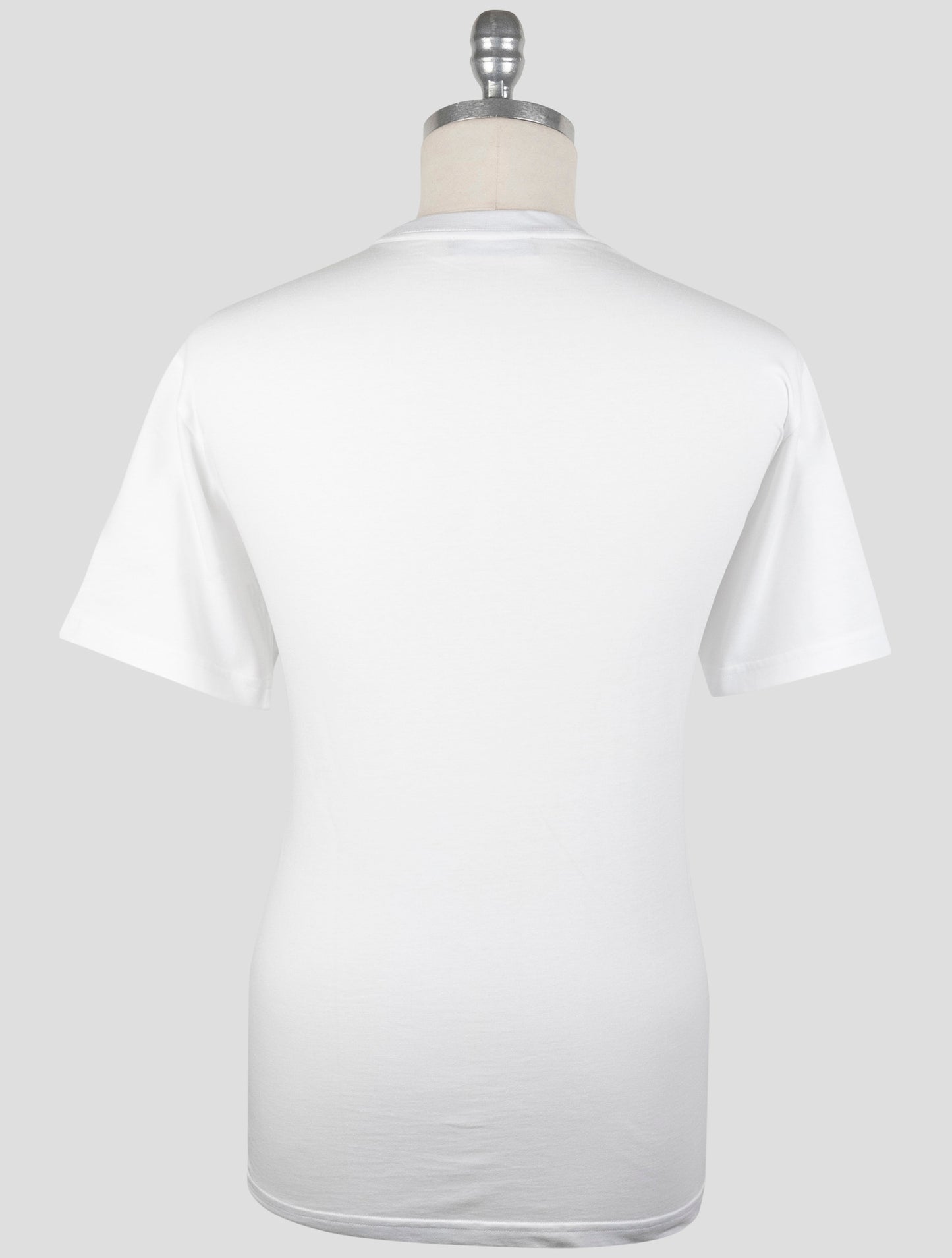 Kiton Knt White Cotton T-Shirt