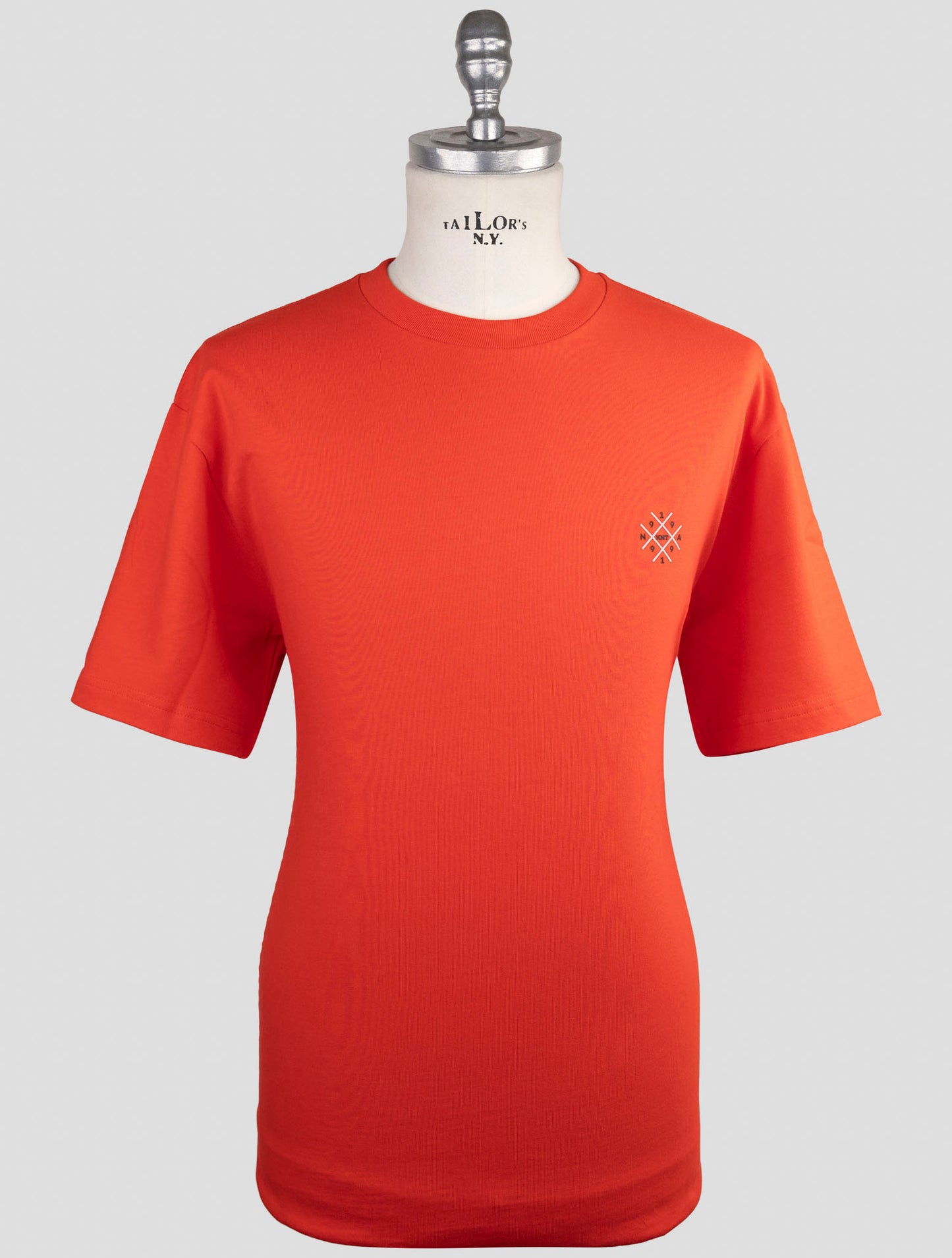 Kiton Knt Red Cotton T-Shirt