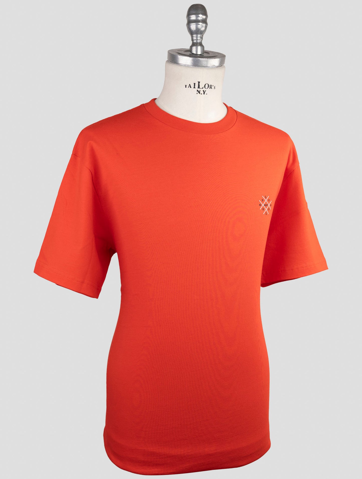 Kiton Knt Red Cotton T-Shirt