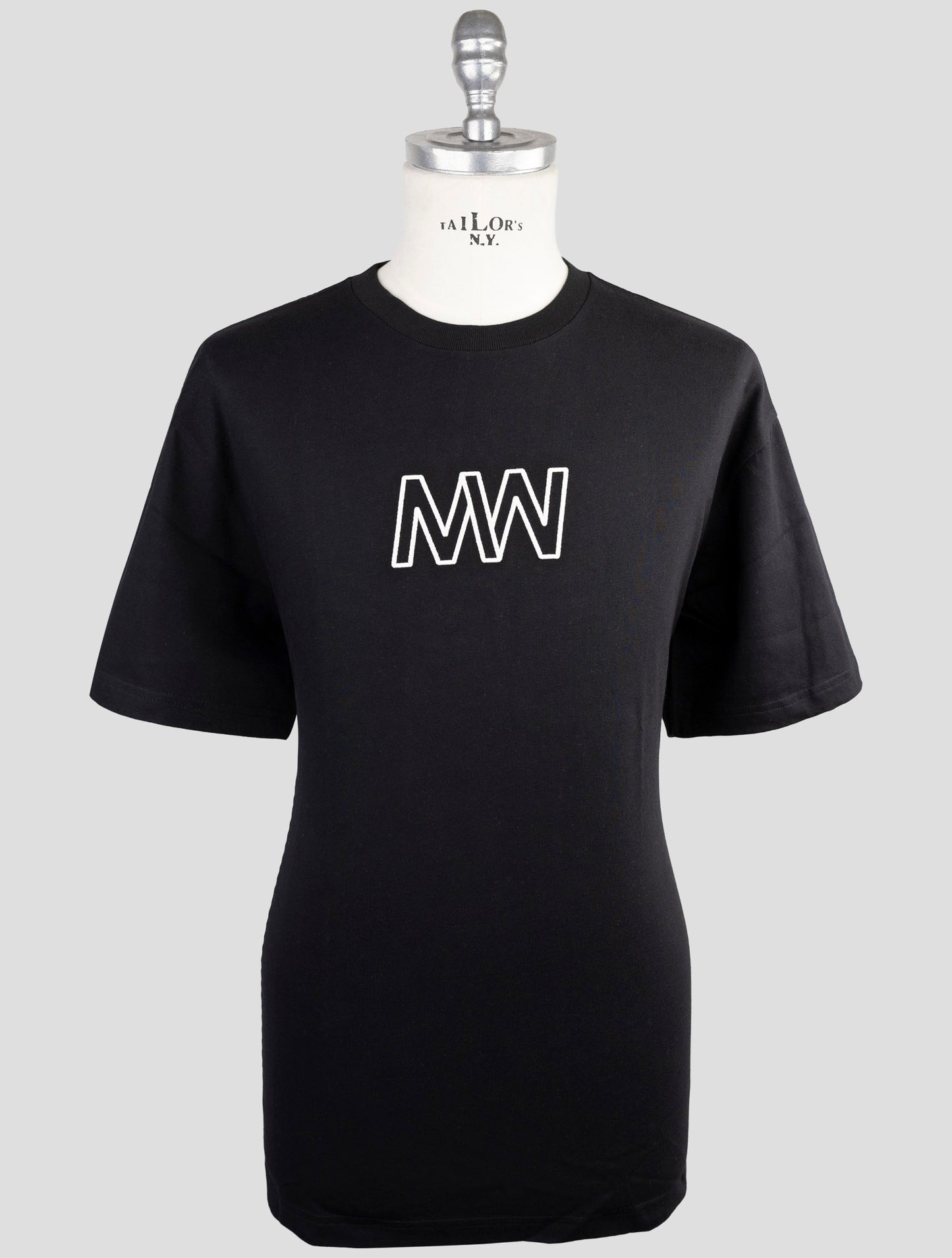 Kiton Knt Black Cotton T-Shirt