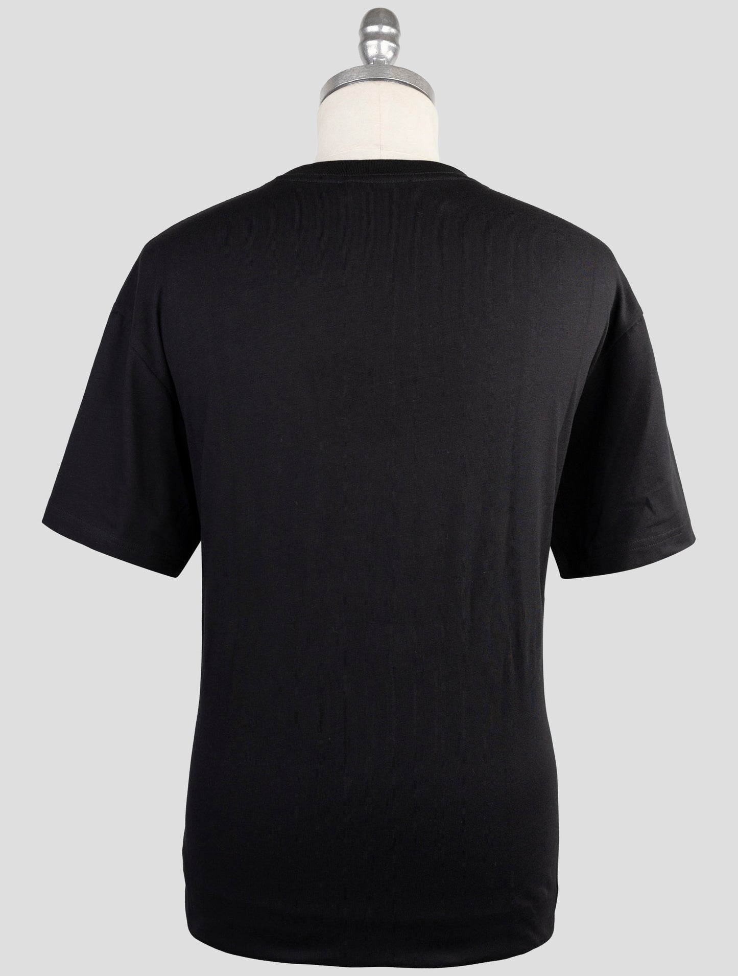 Kiton Knt Black Cotton T-Shirt