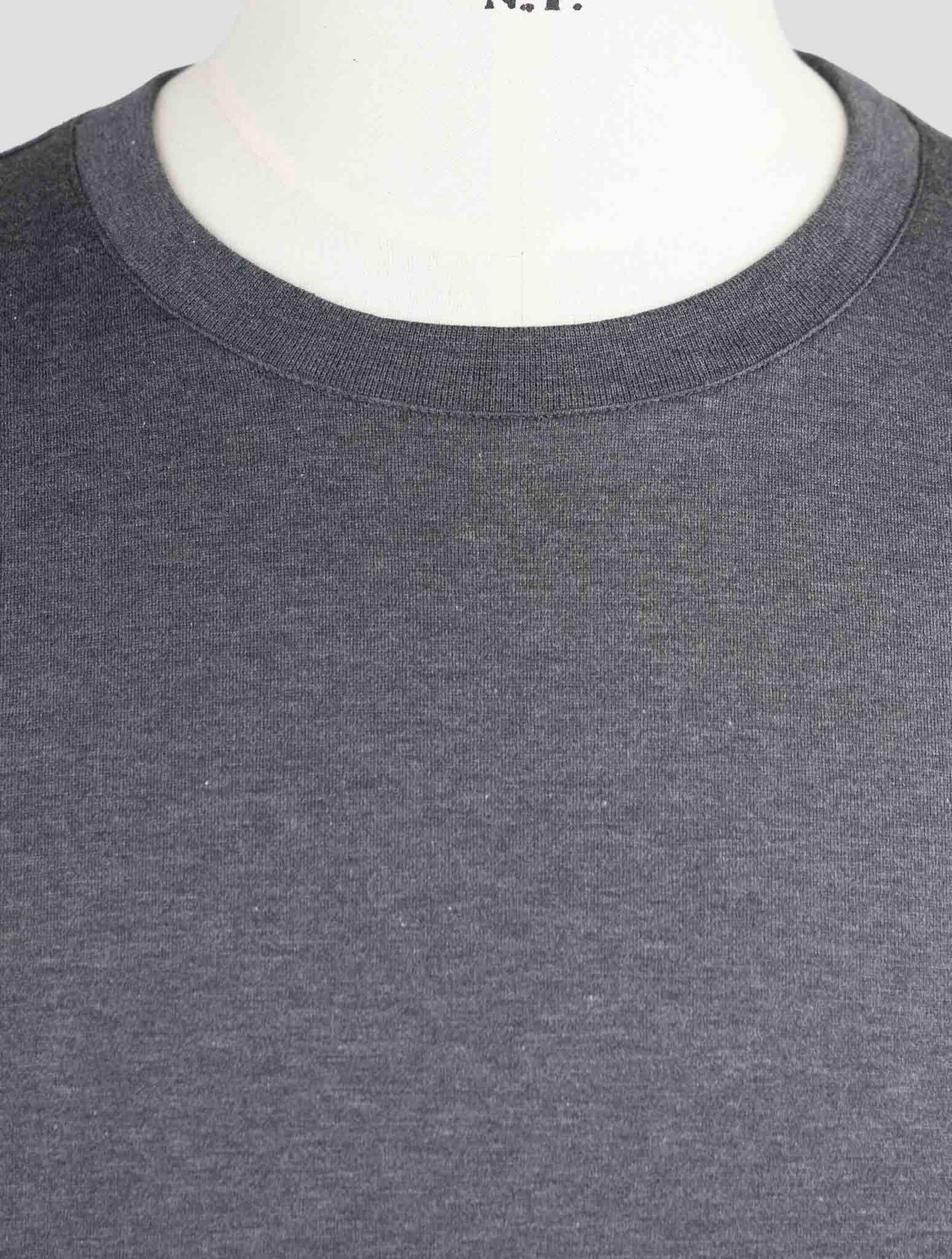 Kiton Knt Gray Cotton T-Shirt
