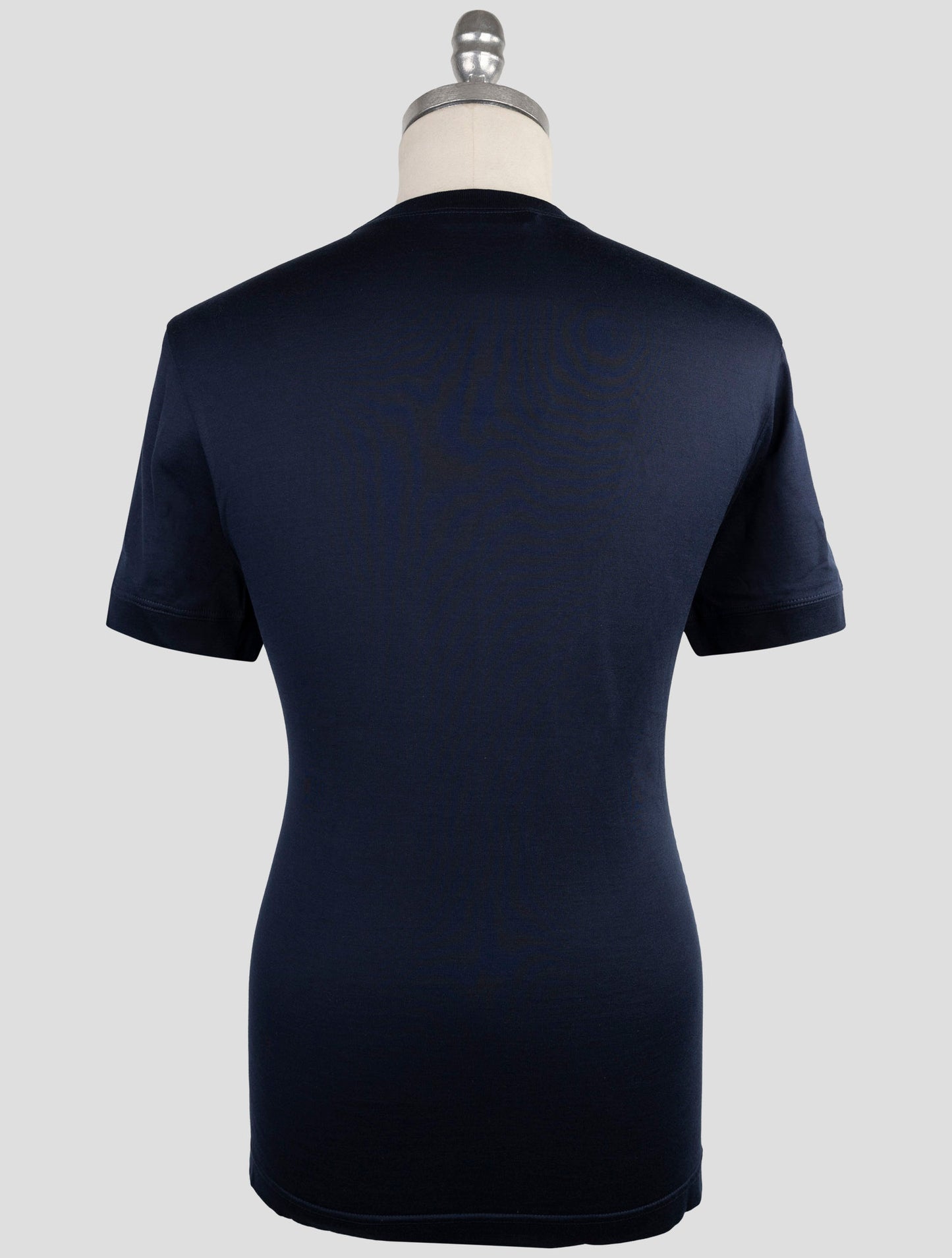 Kiton Knt Blue Cotton T-Shirt