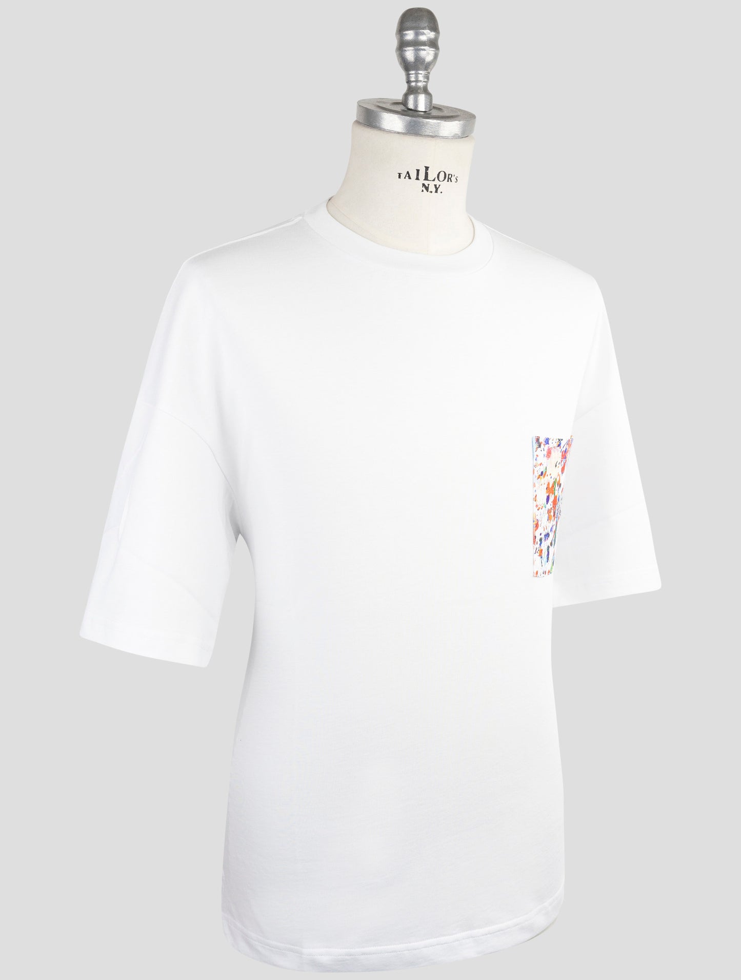 Kiton Knt White Cotton T-Shirt
