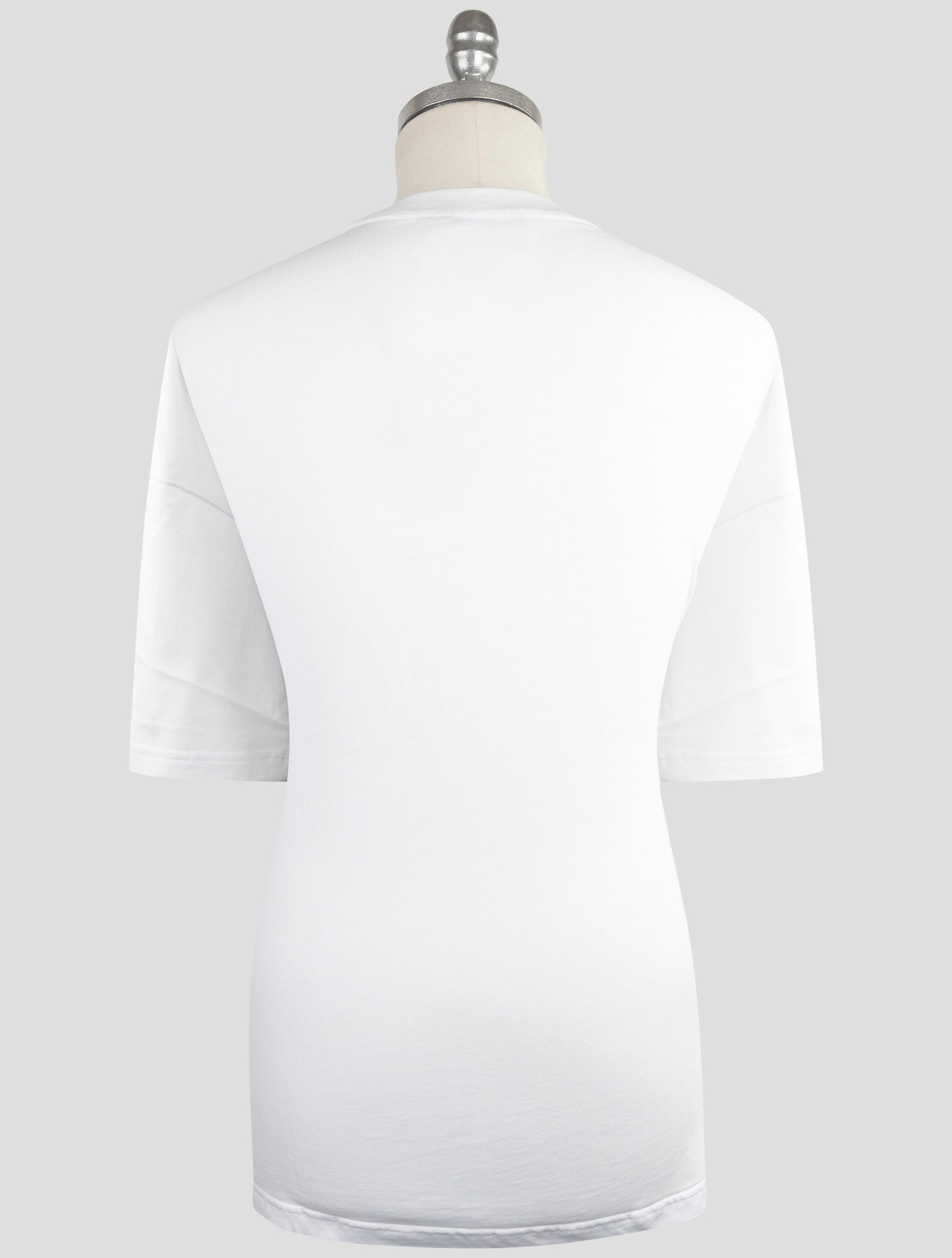 Kiton Knt White Cotton T-Shirt