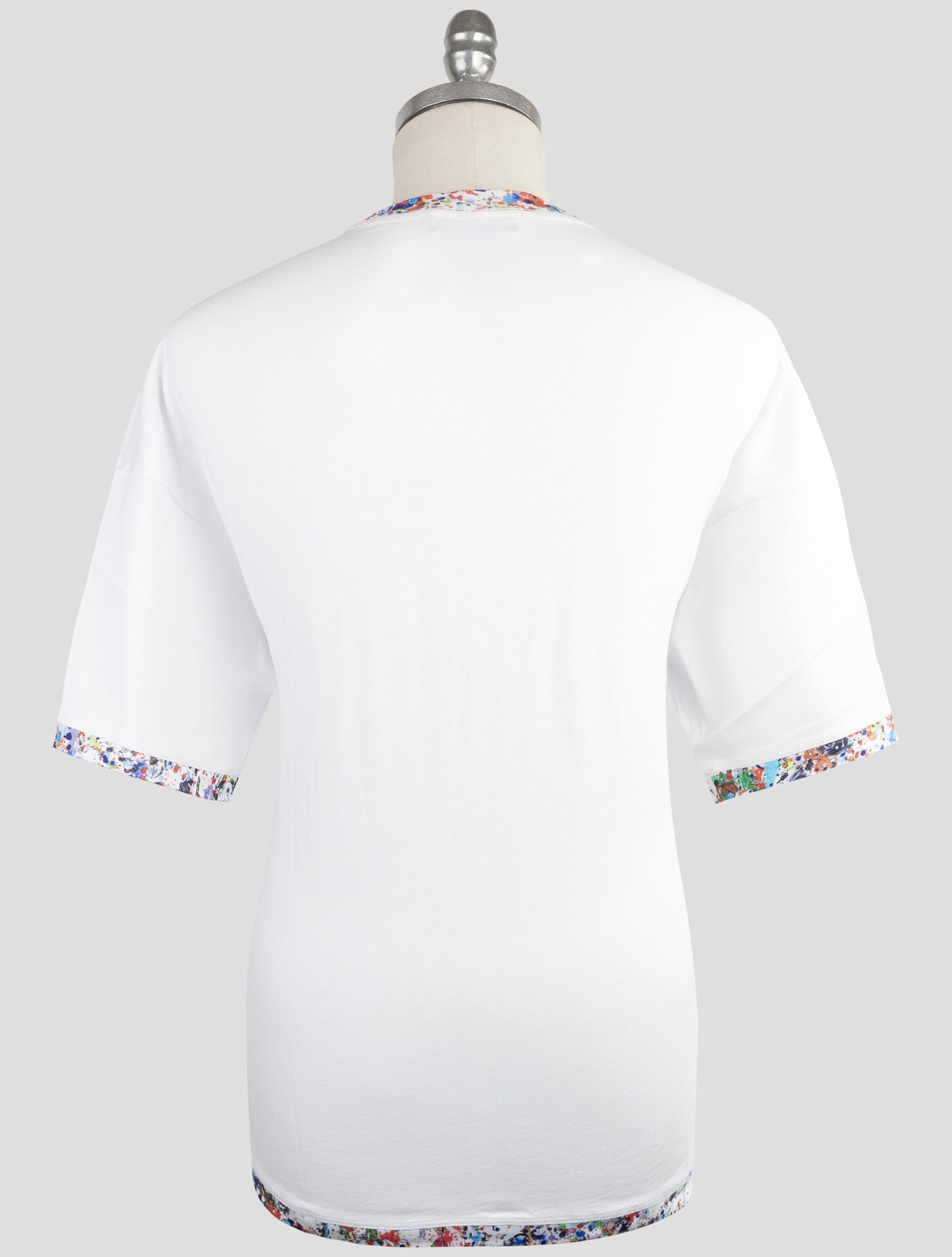 Kiton Knt White Cotton T-Shirt