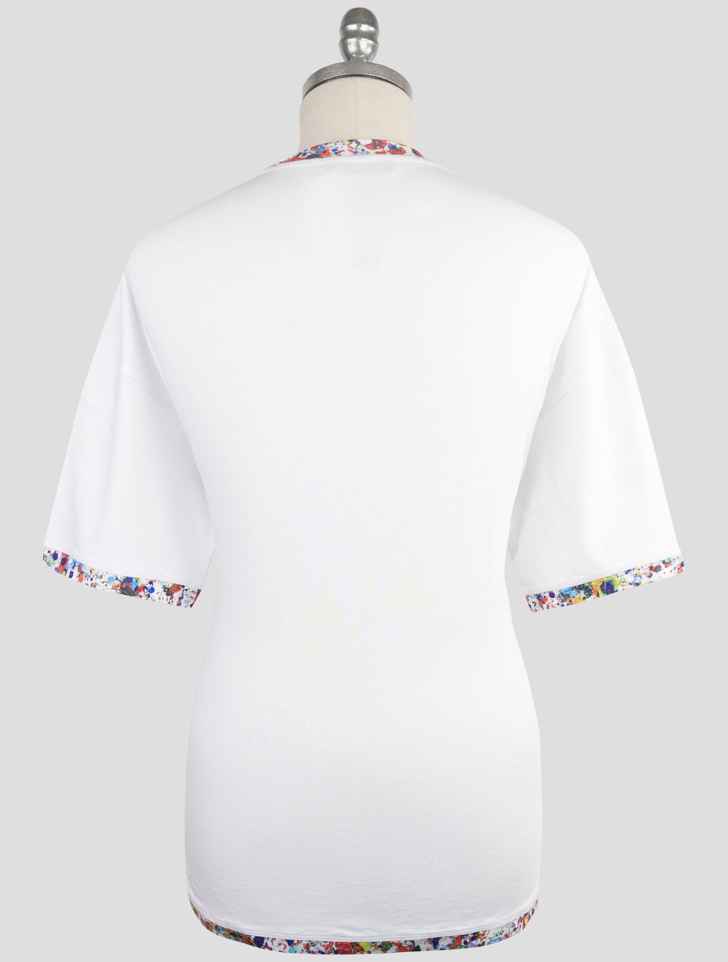 Kiton Knt White Cotton T-Shirt