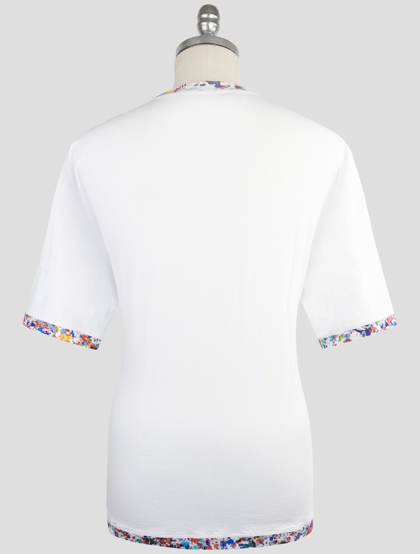 Kiton Knt White Cotton T-Shirt