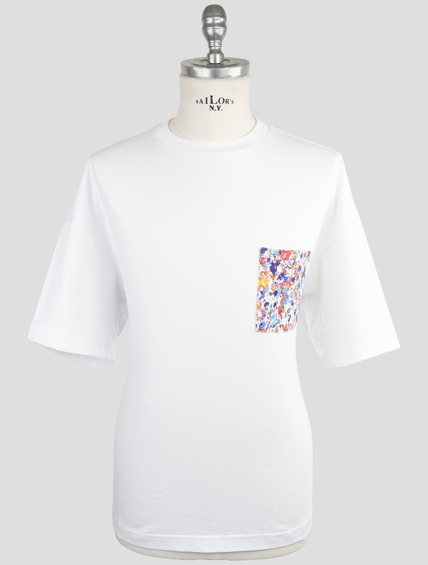 Kiton Knt White Cotton T-Shirt