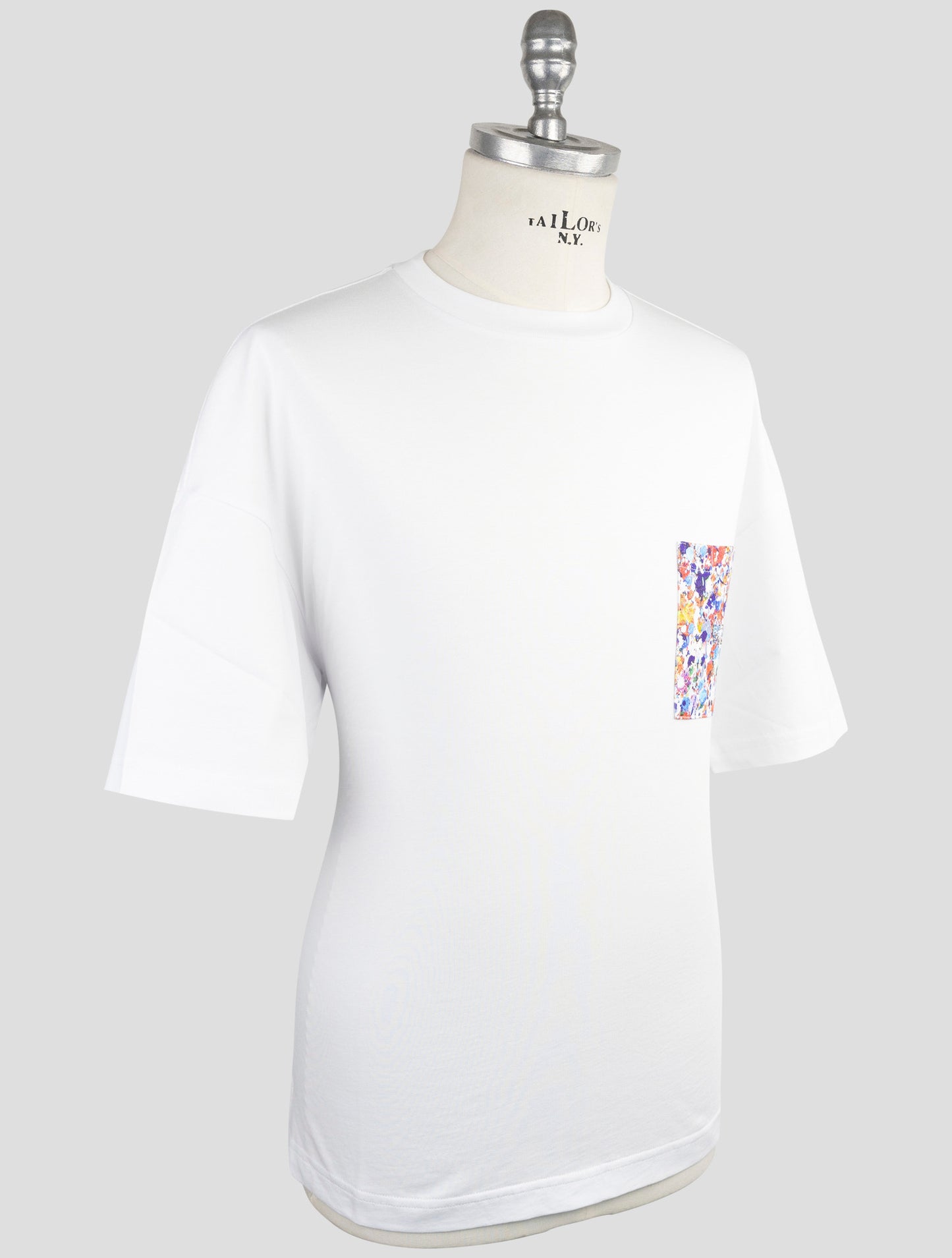 Kiton Knt White Cotton T-Shirt