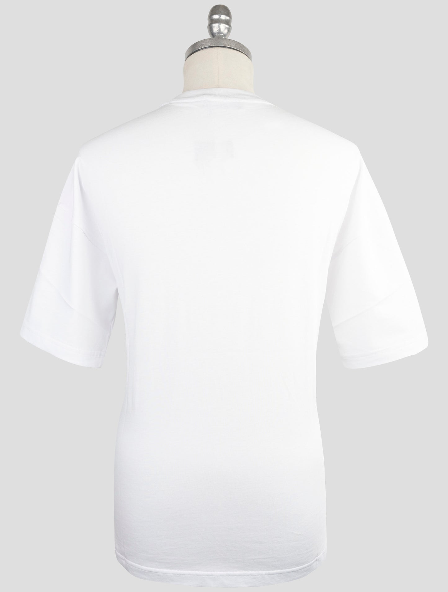 Kiton Knt White Cotton T-Shirt