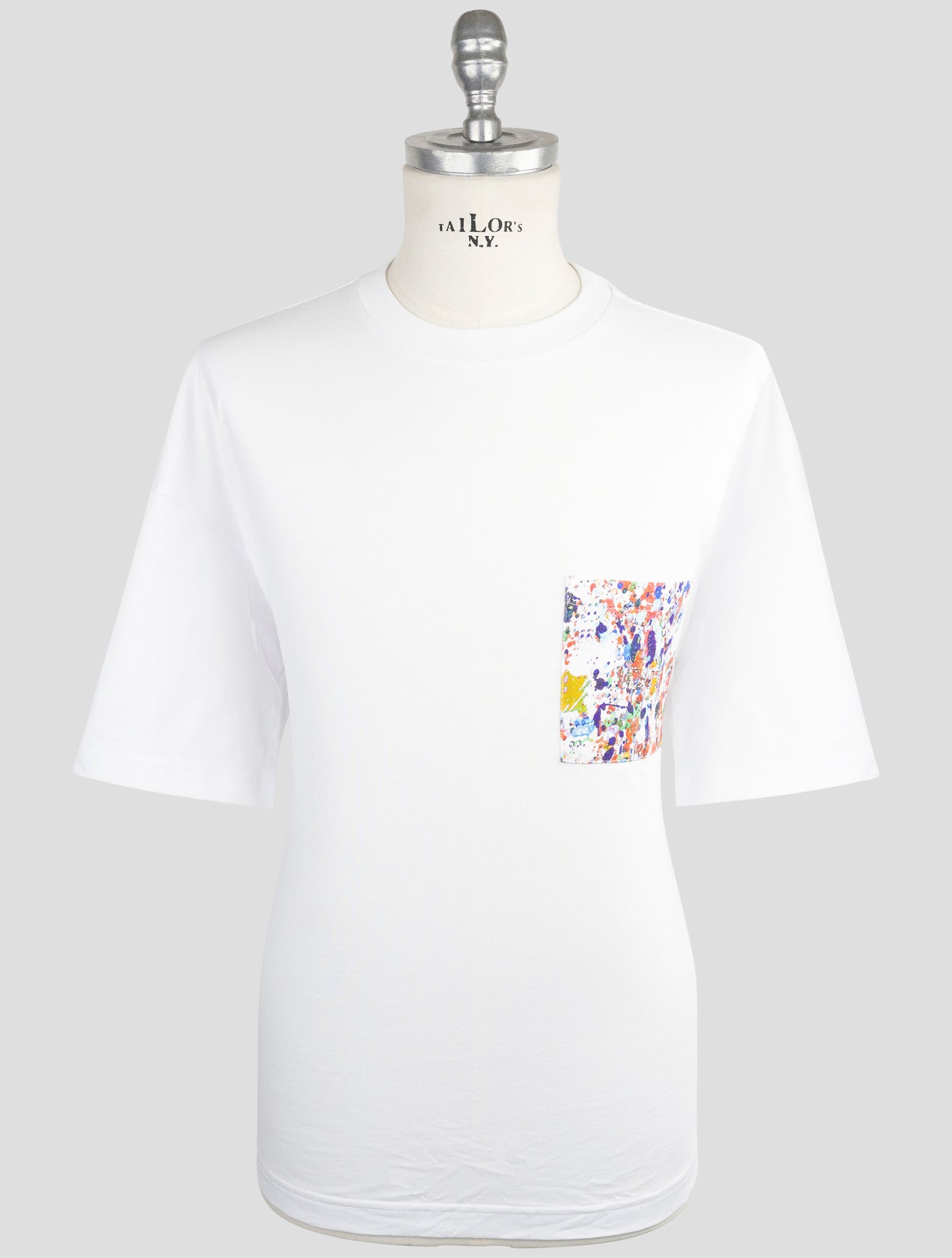 Kiton Knt White Cotton T-Shirt
