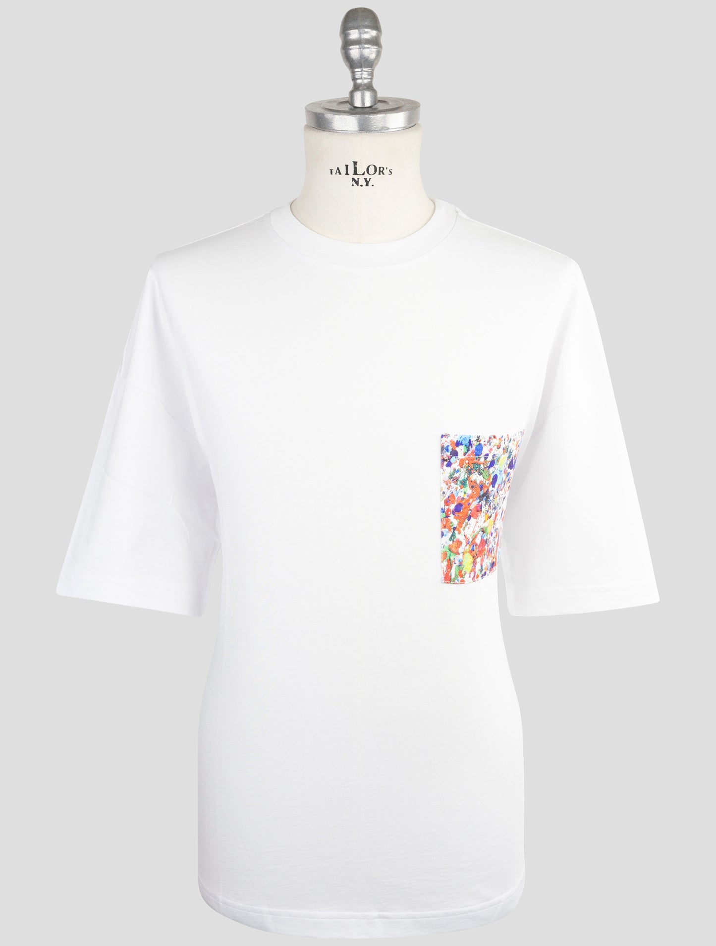 Kiton Knt White Cotton T-Shirt