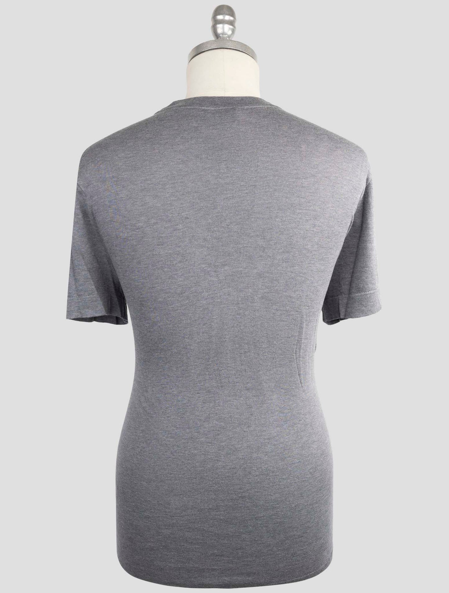 Kiton Knt Gray Cotton T-Shirt