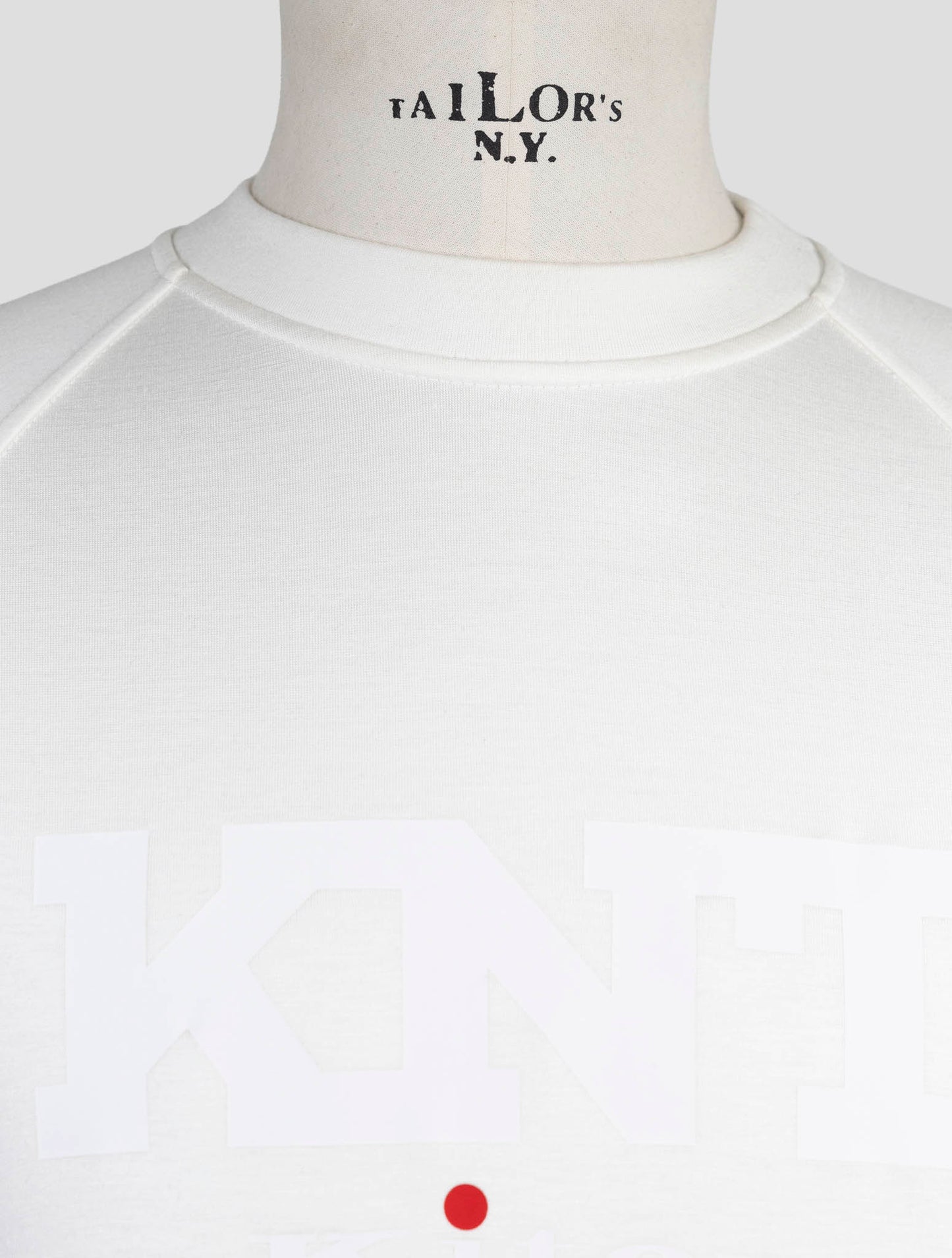 Kiton Knt White Viscose Ea Sweater Crewneck
