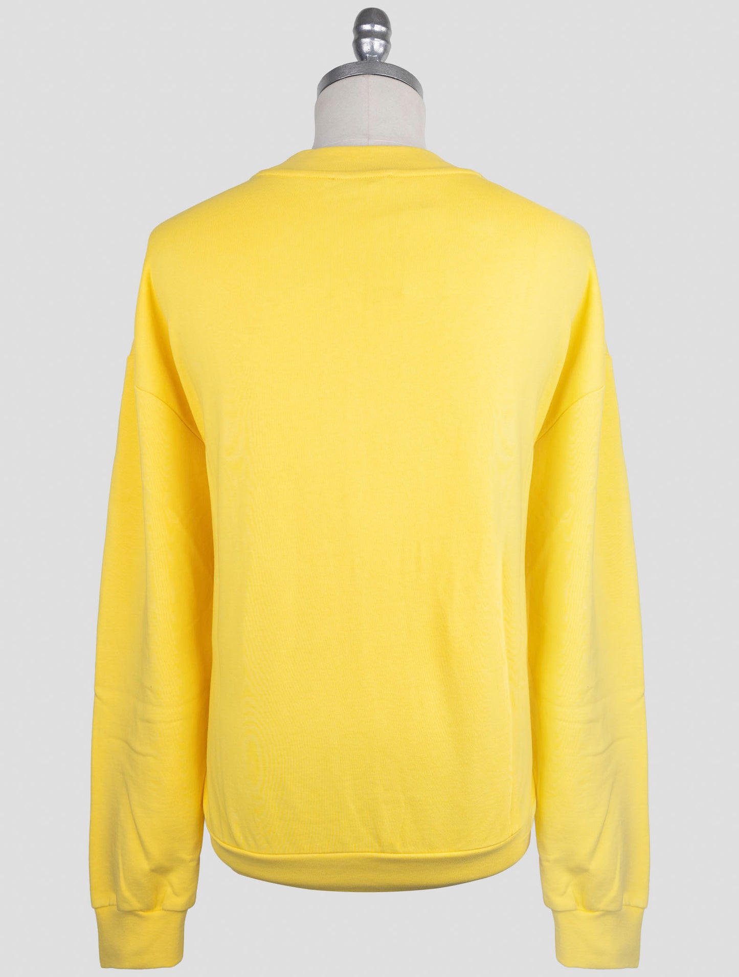 Kiton Knt Yellow Cotton Sweater Half Neck