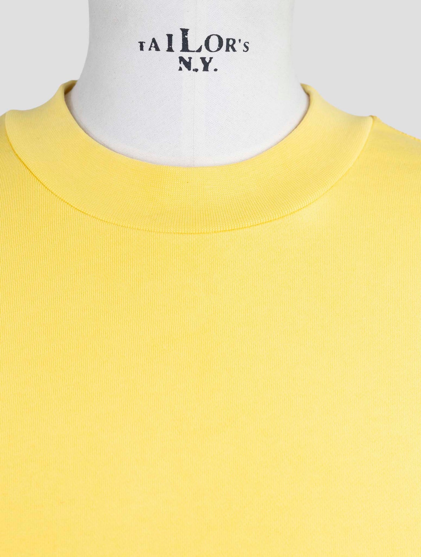 Kiton Knt Yellow Cotton Sweater Half Neck