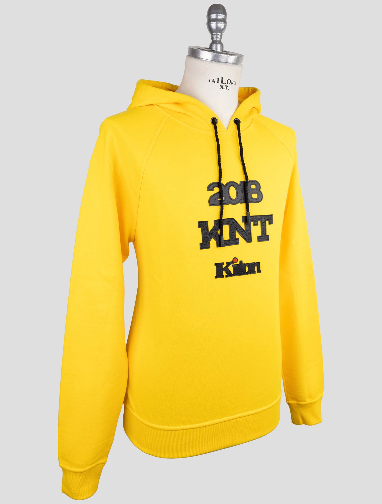 Kiton Knt Yellow Viscose Ea Sweater Hoodie