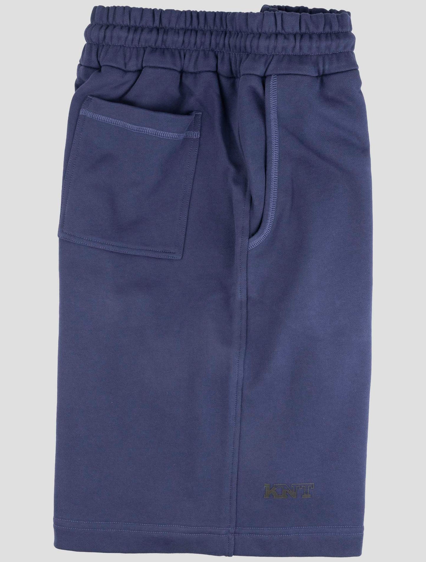 Kiton Knt Blue Cotton Short Pants