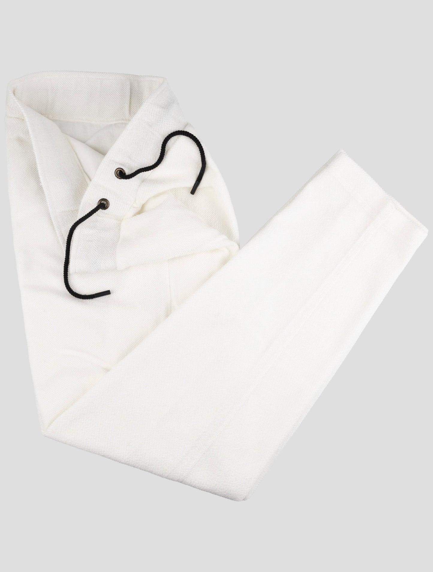 Kiton Knt White Cotton Pa Jogging Pants