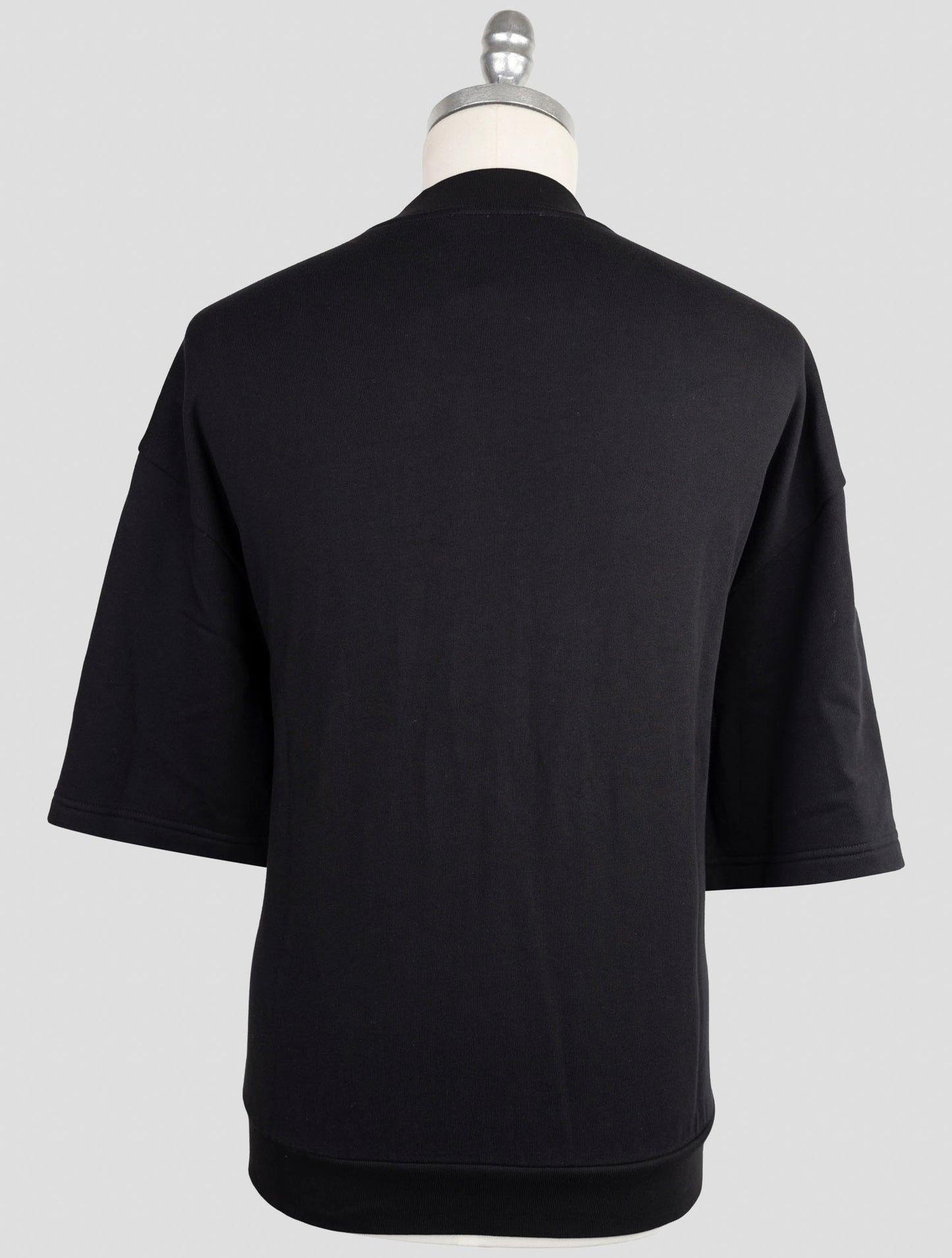 Kiton Knt Black Cotton T-Shirt