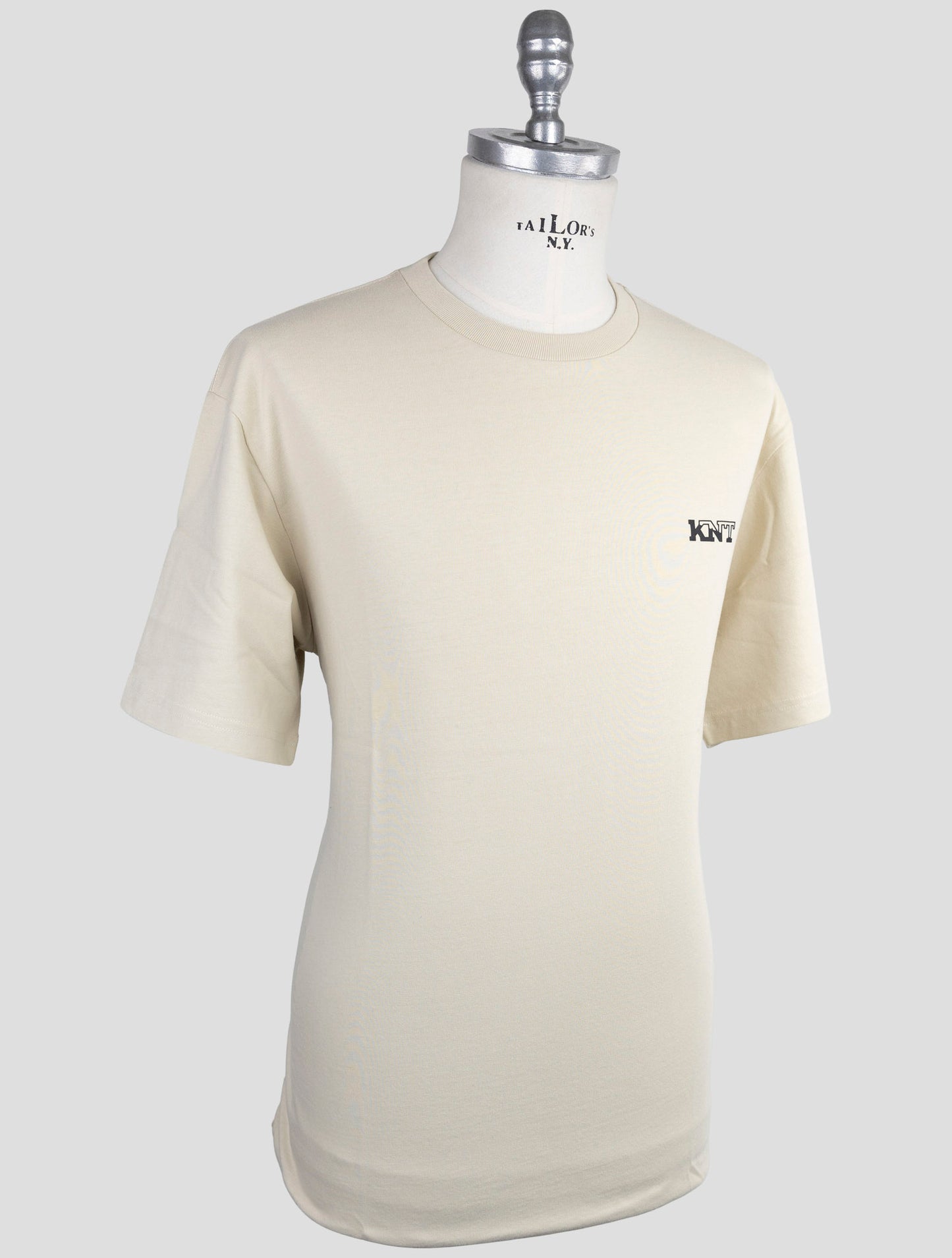 Kiton Knt Beige Cotton T-Shirt