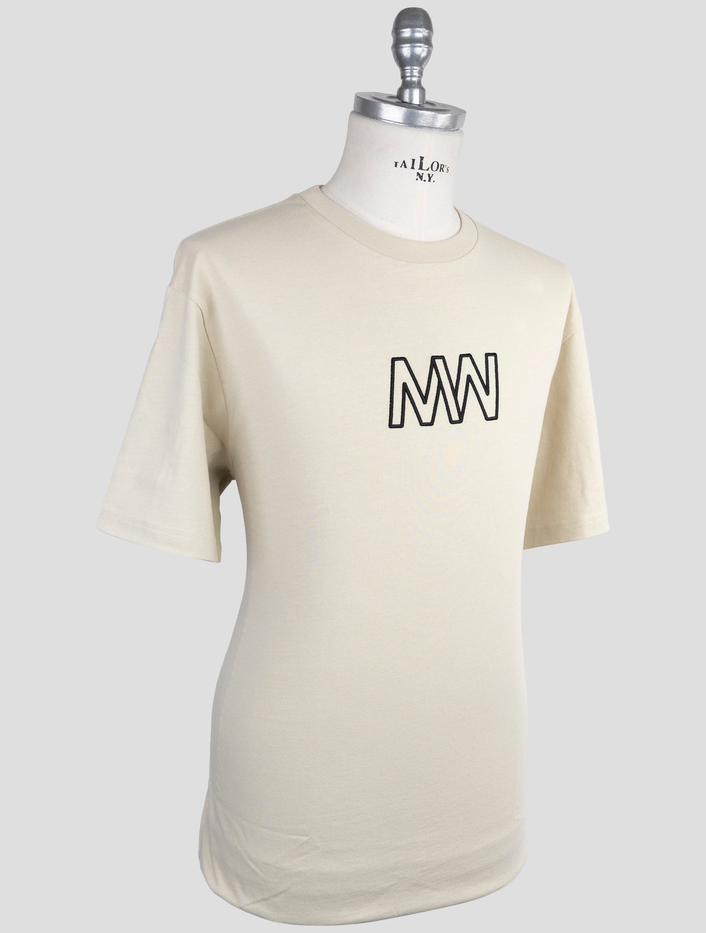 Kiton Knt Beige Cotton T-Shirt