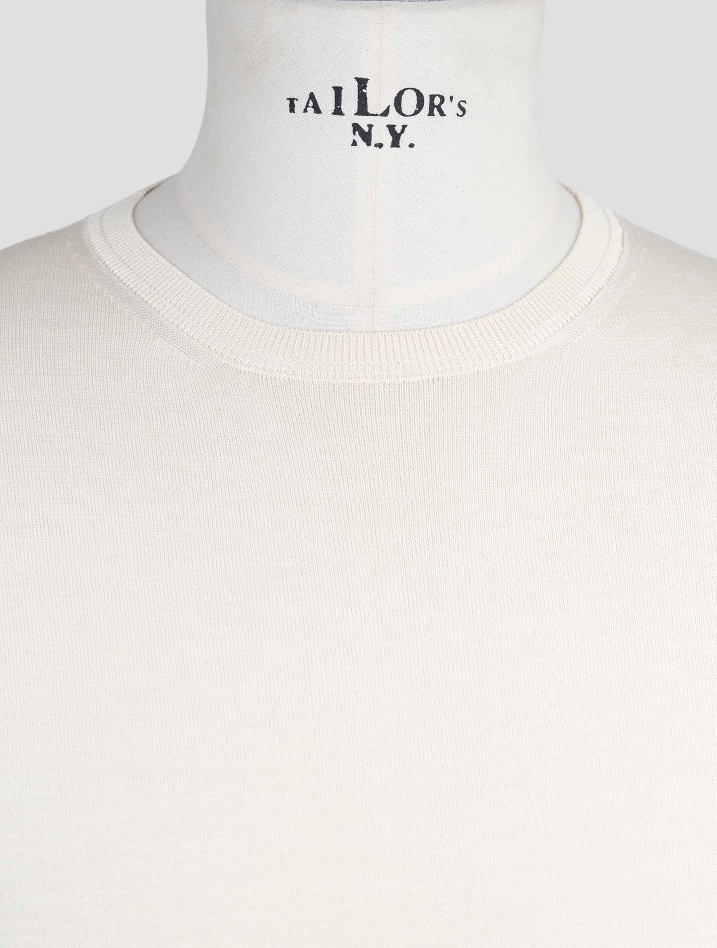 Kiton Knt White Silk T-Shirt