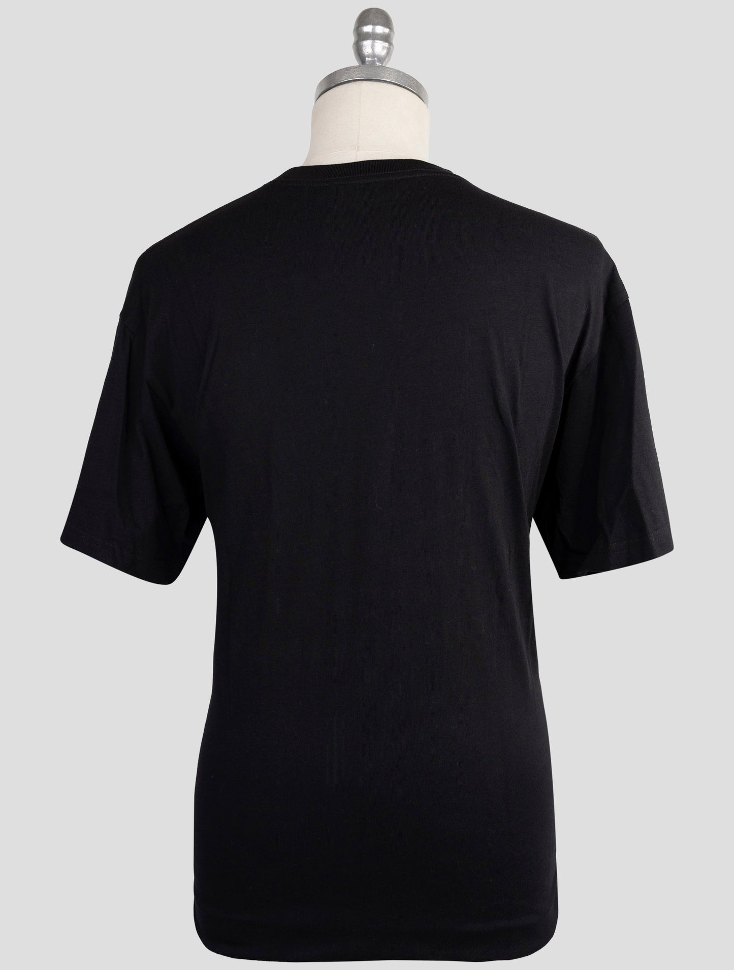 Kiton Knt Black Cotton T-Shirt