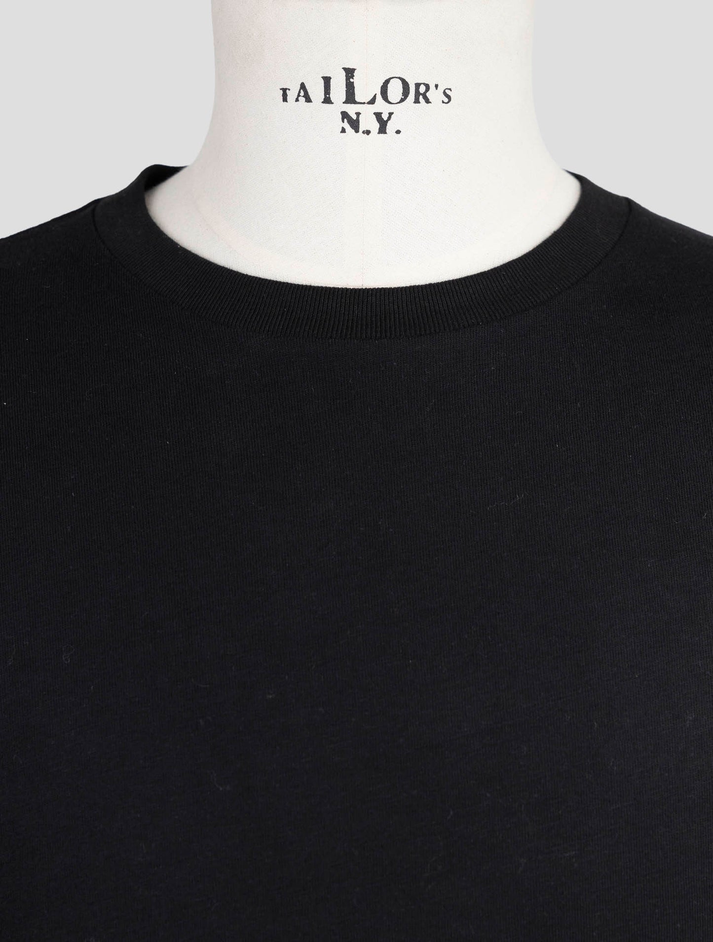 Kiton Knt Black Cotton T-Shirt