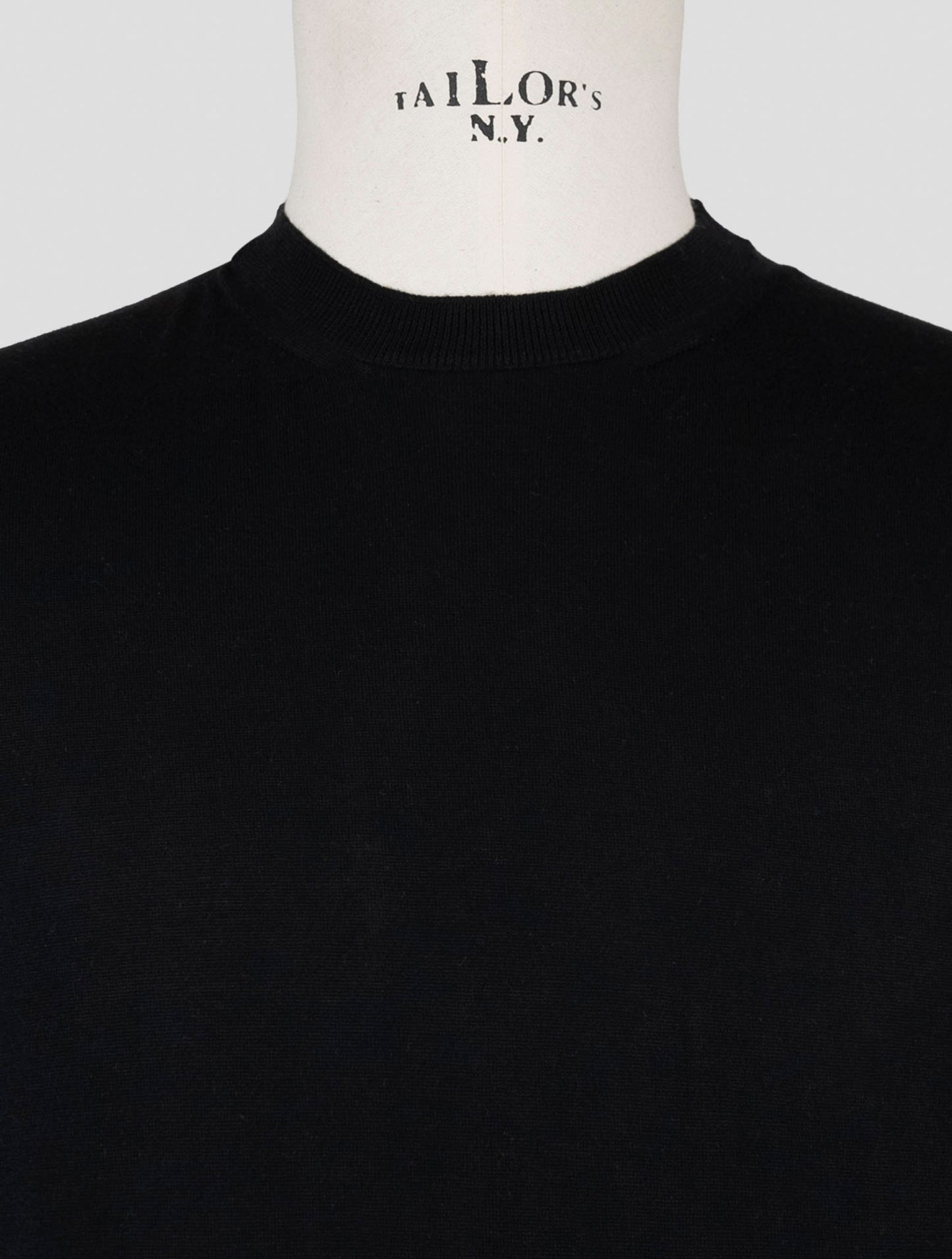 Kiton Knt Black Cotton Shirt